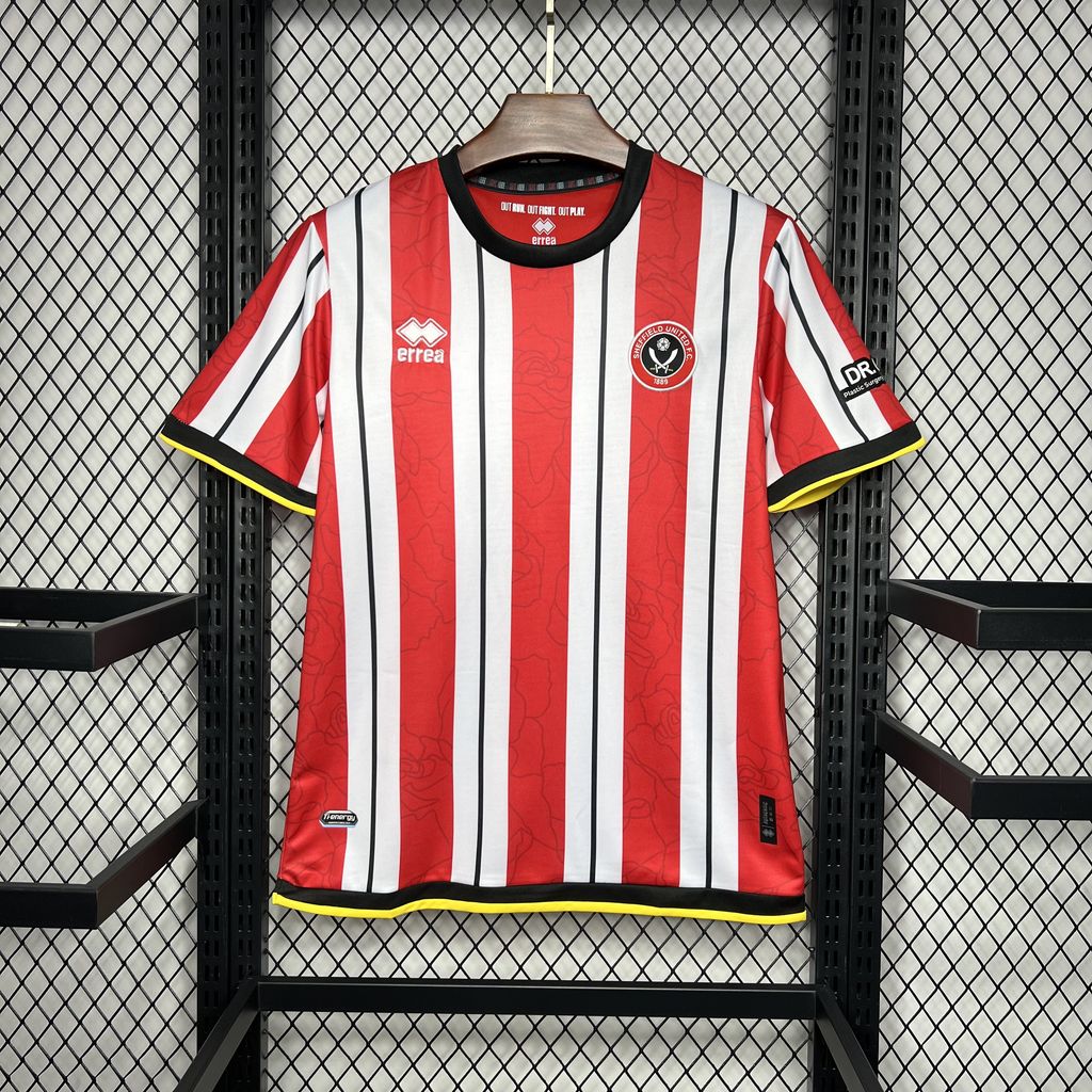 unitedfutballjersey-Sheffield United 24-25 Home Stadium Jersey