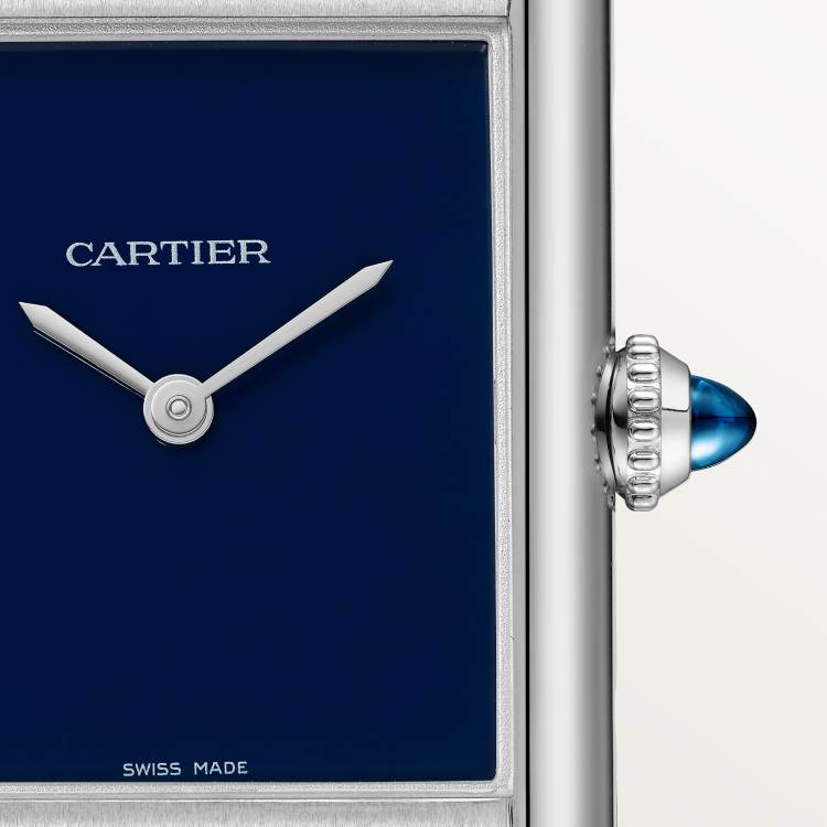 Tank Must de Cartier watch large steel quartz