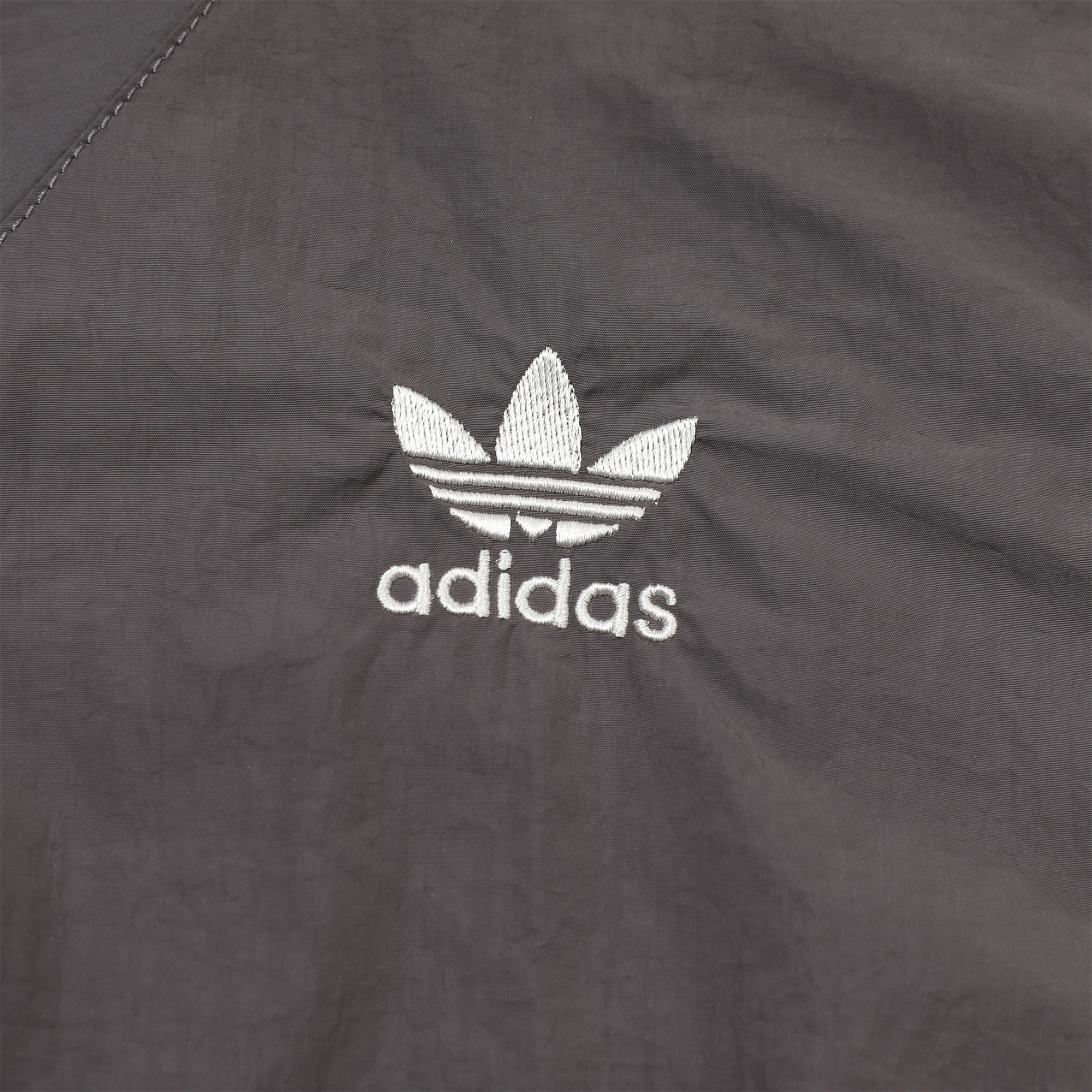 SIUjerseys-Real Madrid 24-25 Throwback Windbreaker Suit - Grey Jackets & Pants