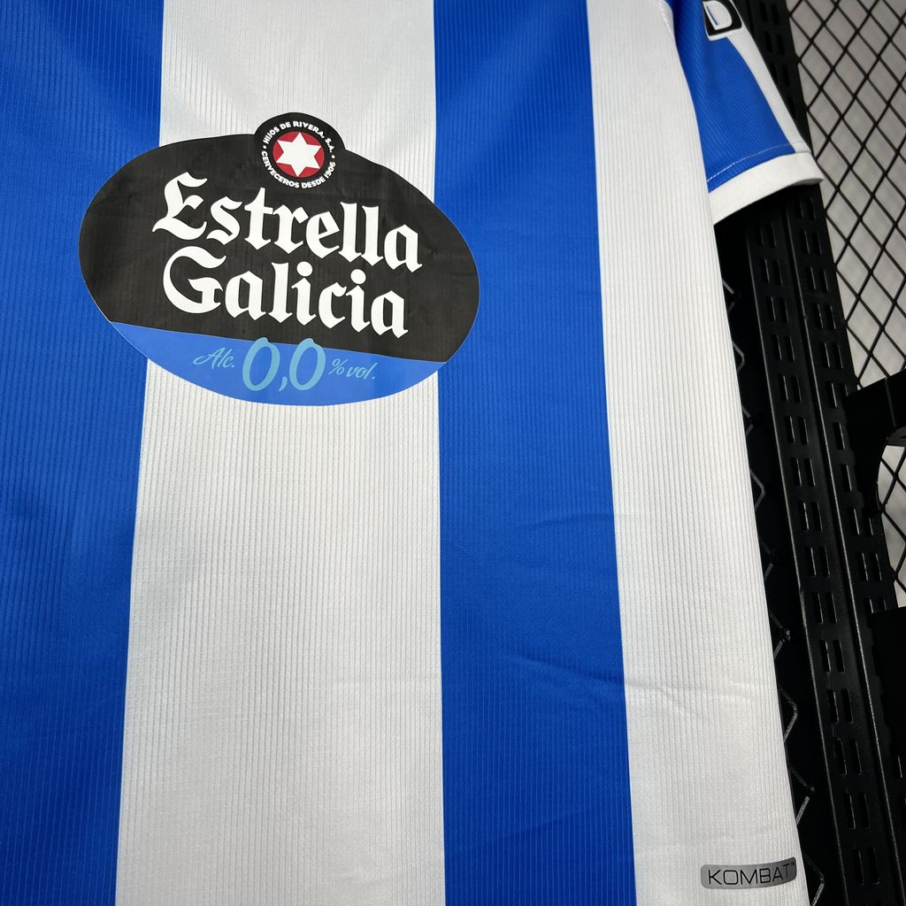 SIUjerseys-Deportivo de La Coruña 24-25 Home Stadium Jersey - Fans Version
