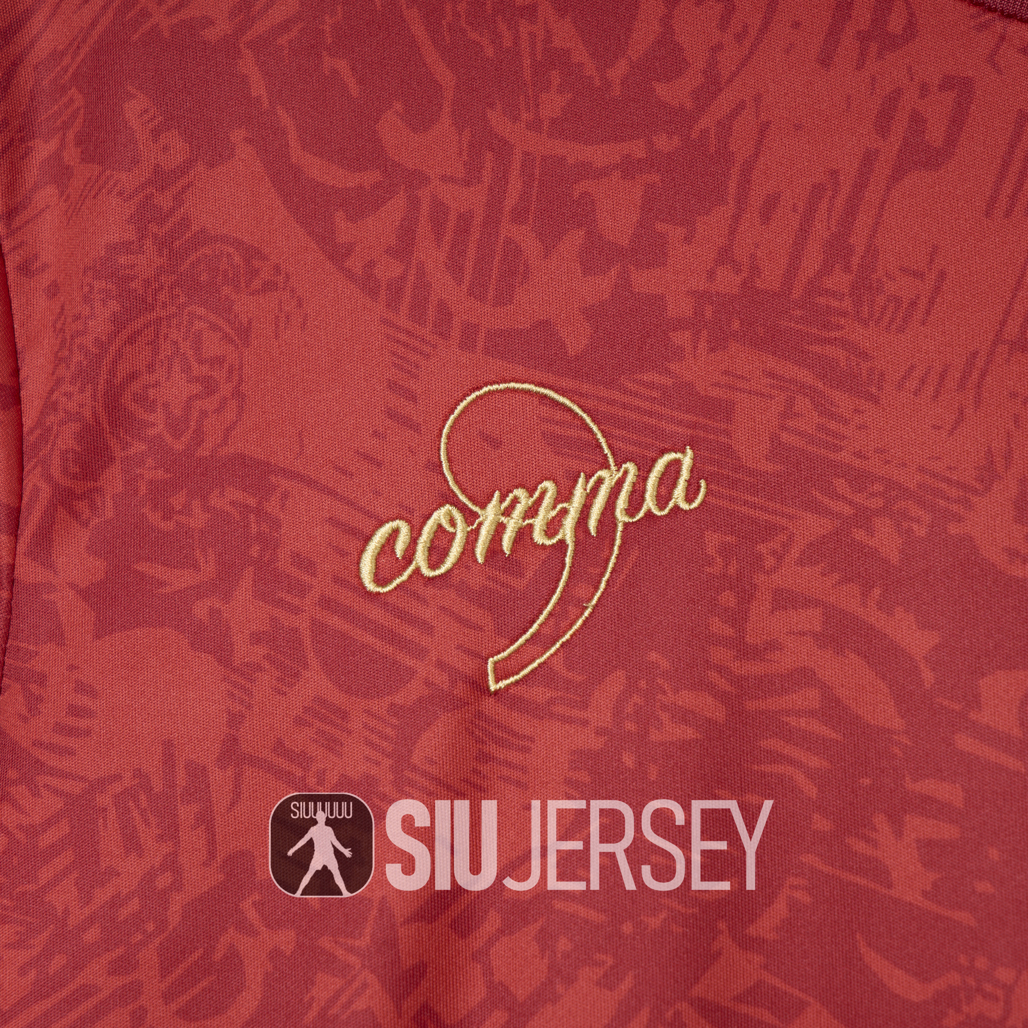 SIUjerseys-Spain 2024-25 COMMA Red Special Edition Jersey - Fans Version