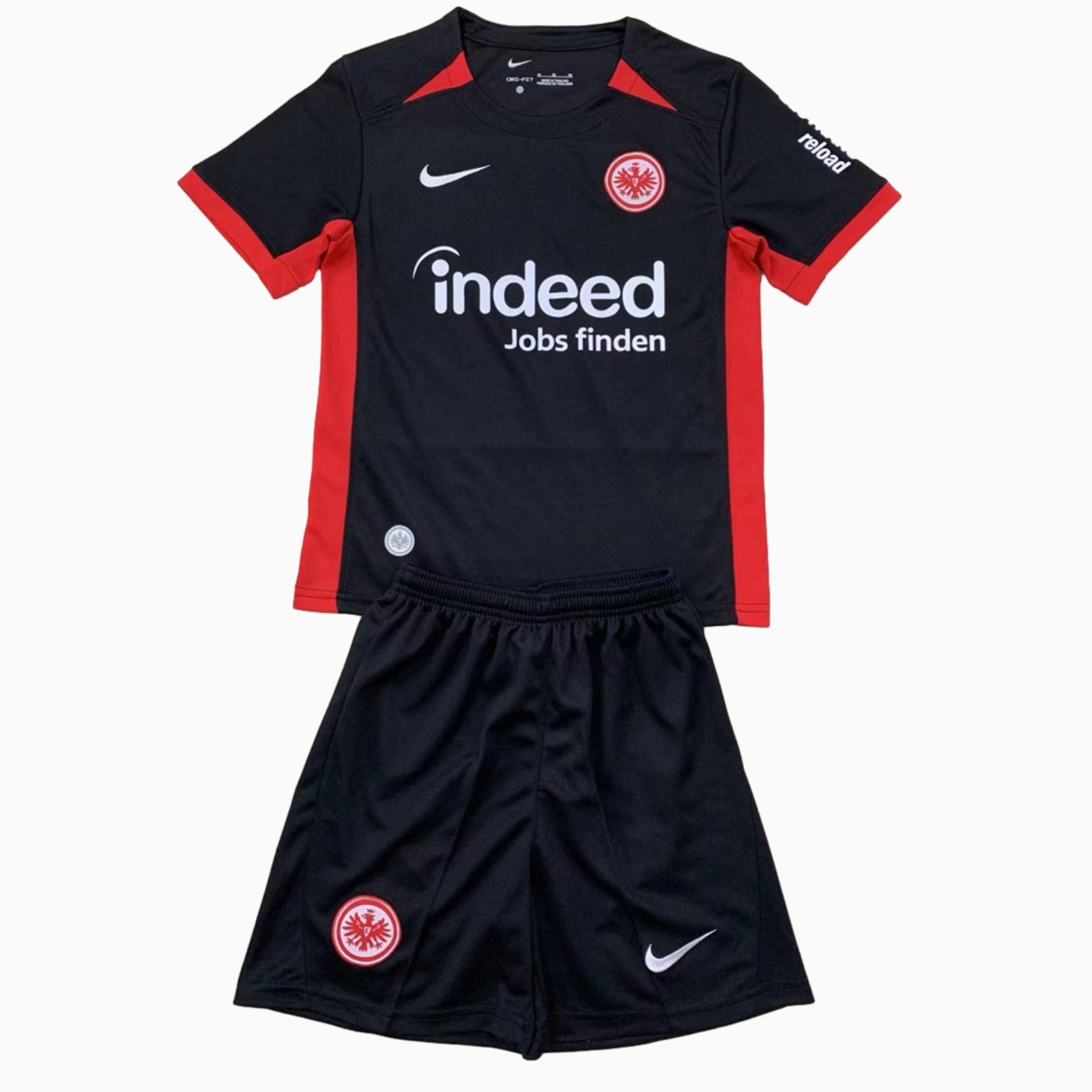 Unitedfootballkit.com | Frankfurt 24-25 Away Kids Kit -Customize Name, Number and Patch | Worldwide Shipping