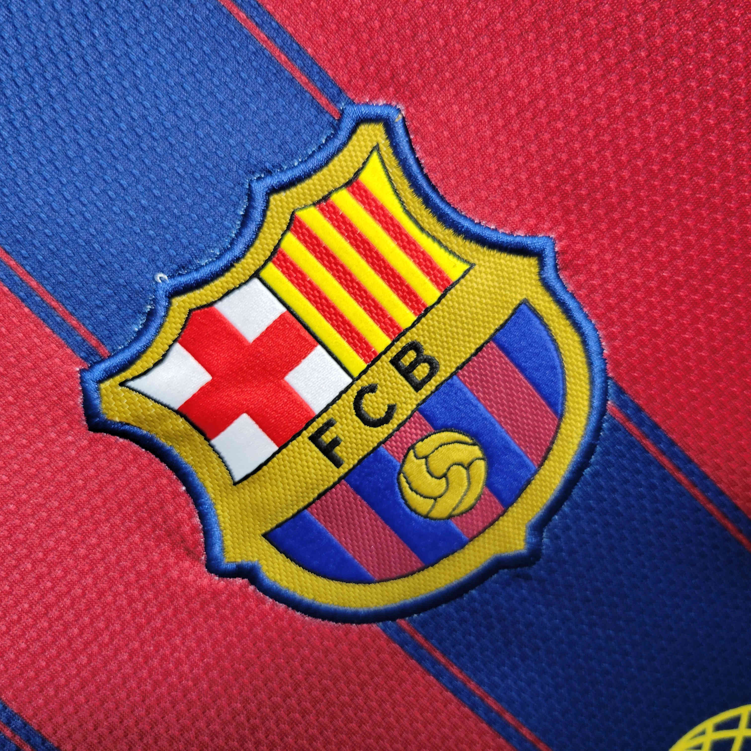 SIUjerseys-Retro Barcelona 09-10 Home Stadium Jersey