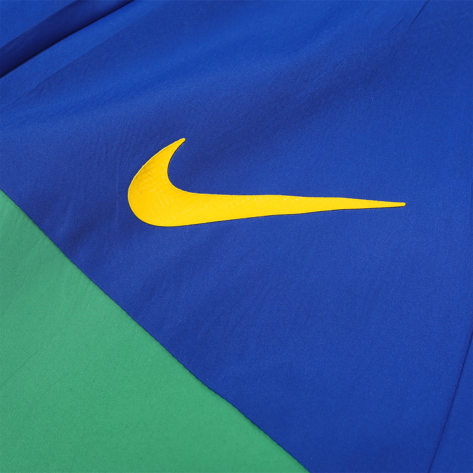 SIUjerseys-Brazil 2024 National Team Anthem Blue Hooded Windbreaker - Player Version