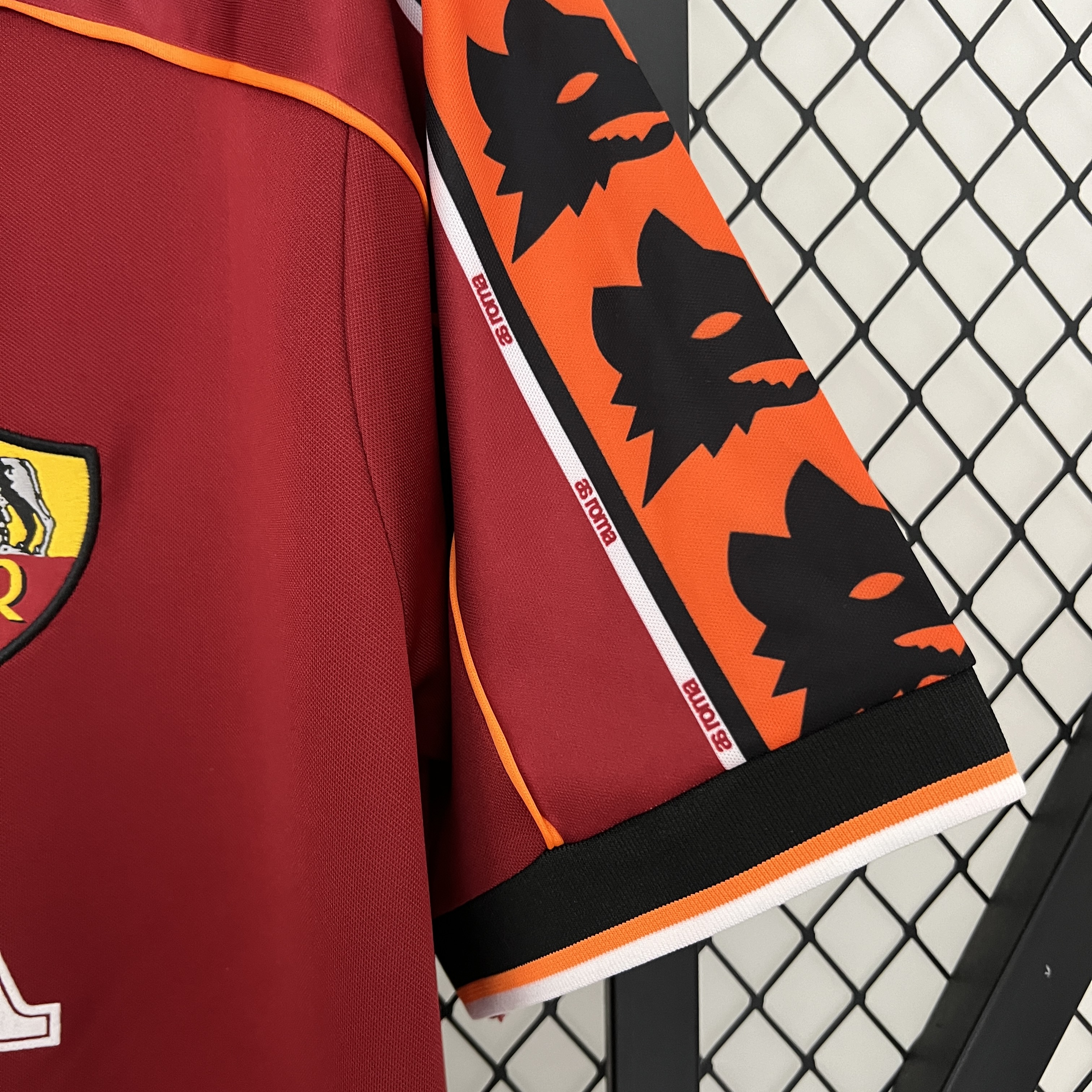 SIUjerseys-Retro Roma 1998-99 Home Jersey