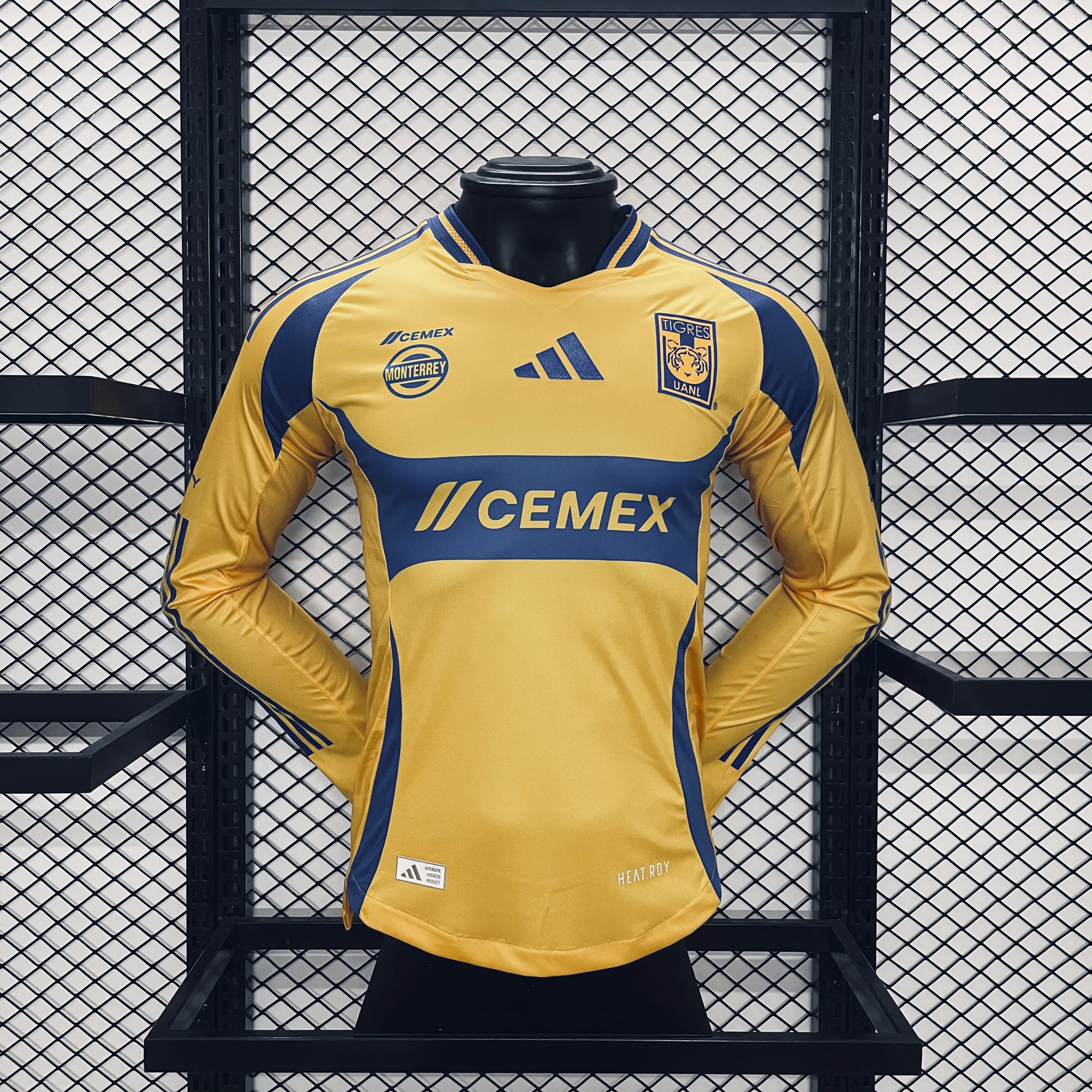 Higojerseys-Tigres UANL 24-25 Home Long Sleeves Jersey - Player Version