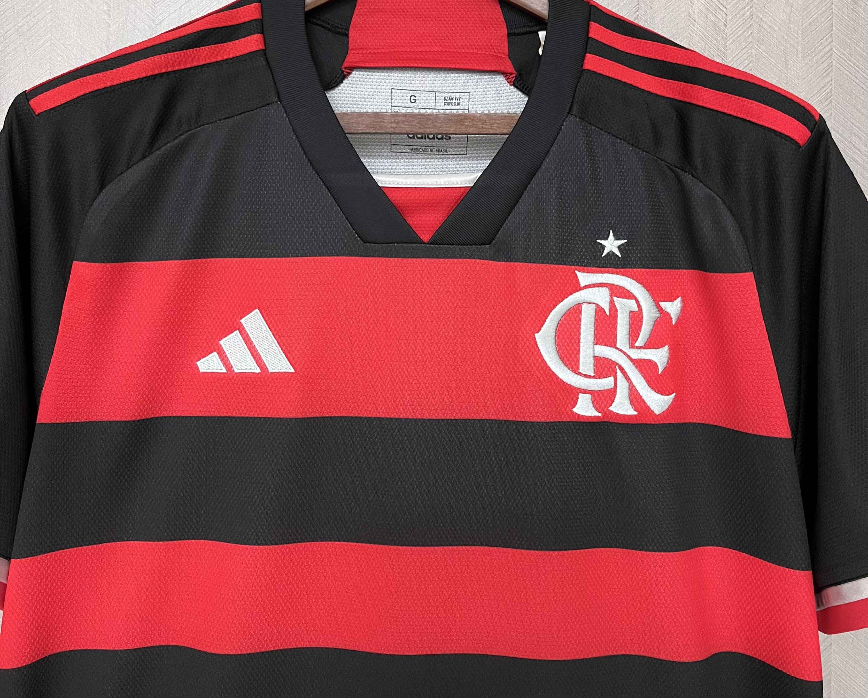 SIUjerseys-Flamengo 2024 Home Stadium Jersey With All Sponsor - Fans Version