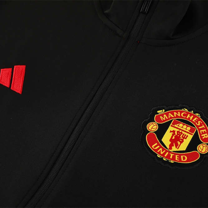 SIUjerseys-Manchester United 24-25 Jacket Training Tracksuit - Black