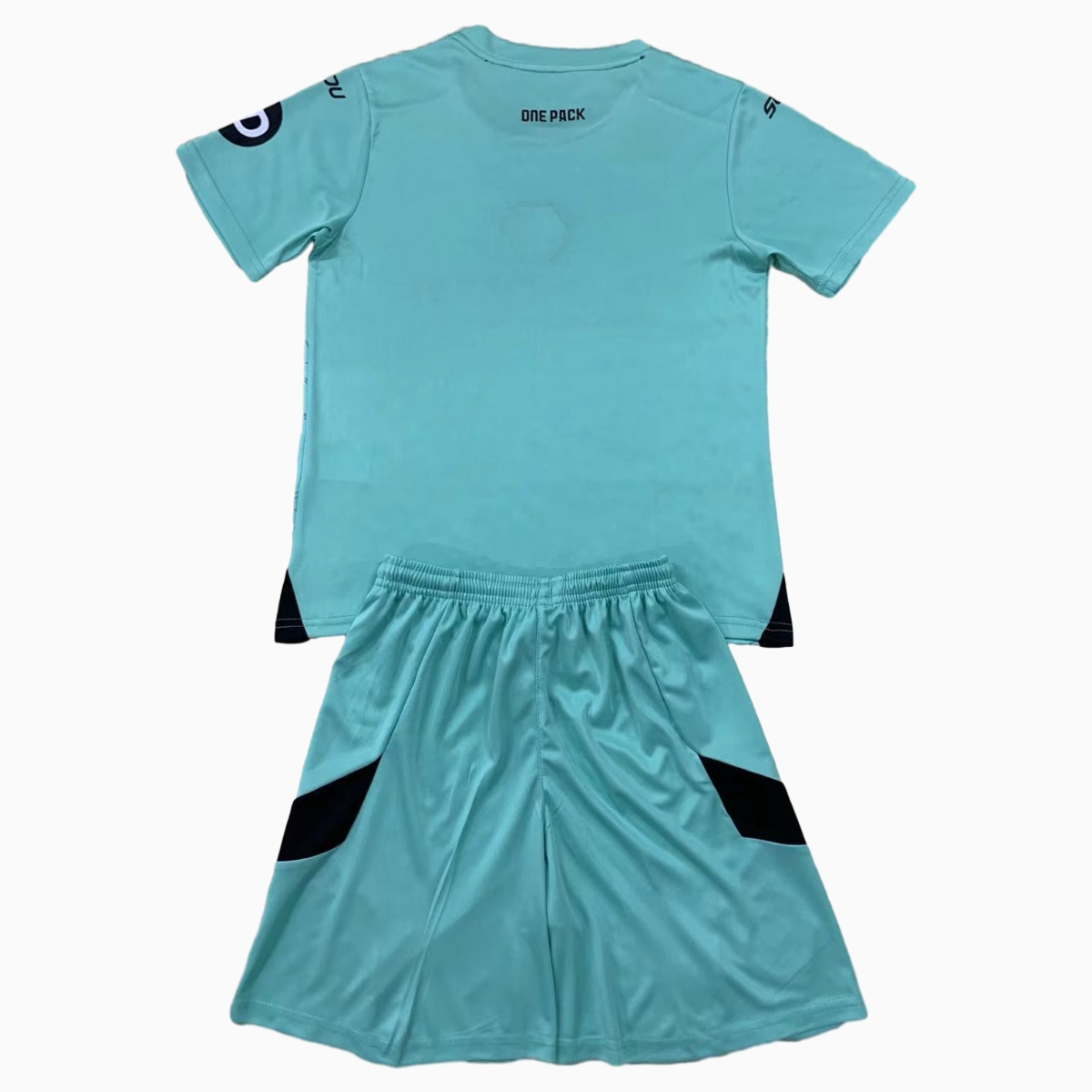 unitedfutballjersey-Wolverhampton Wanderers Wolves 24-25 Goalkeeper Lake Blue Kids Kit