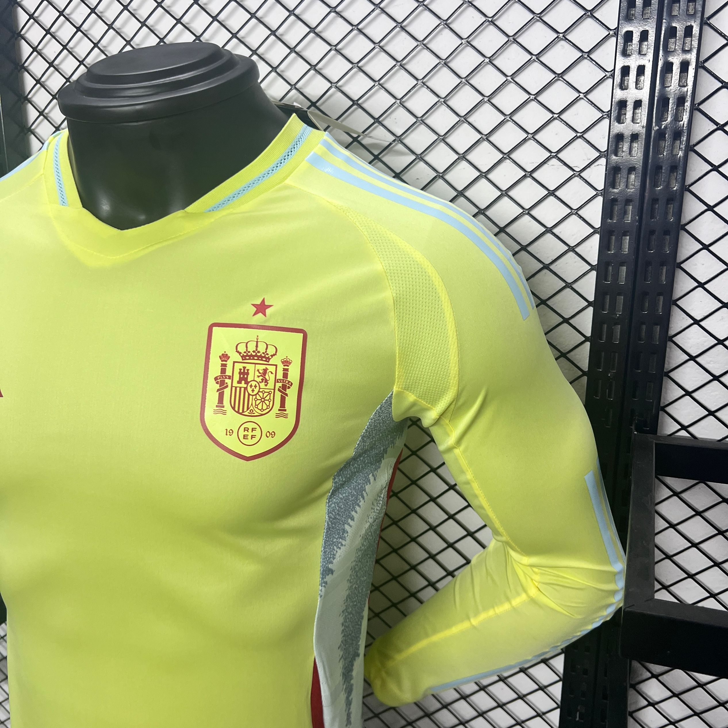 SIUjerseys-Spain 2024 Away Long Sleeve Jersey - Player Version