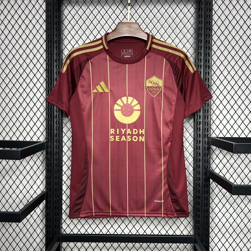 SIUjerseys-AS Roma 24-25 Home Stadium Jersey - Fans Version