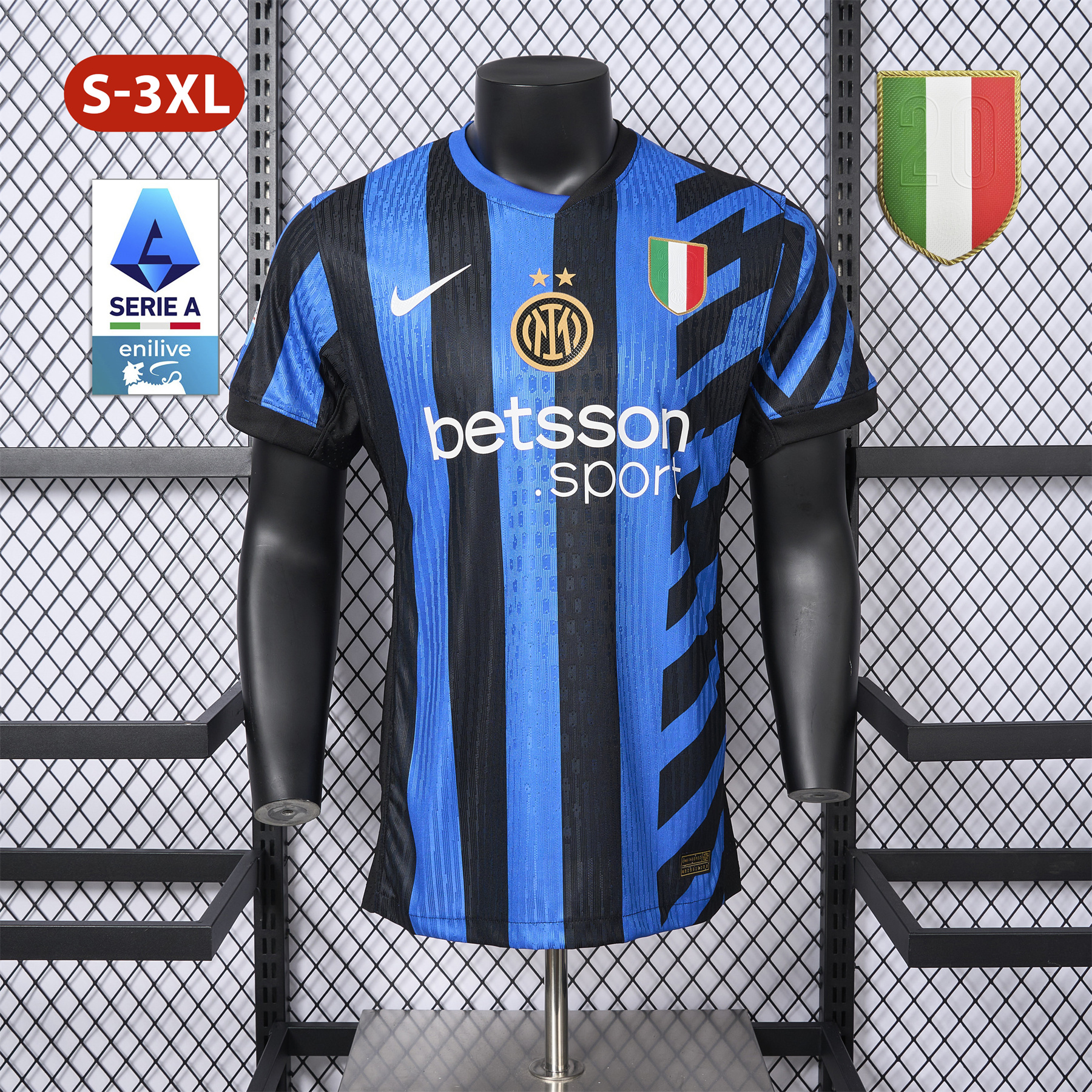Higojerseys-Inter Milan 24-25 Home Stadium Jersey - Player Version