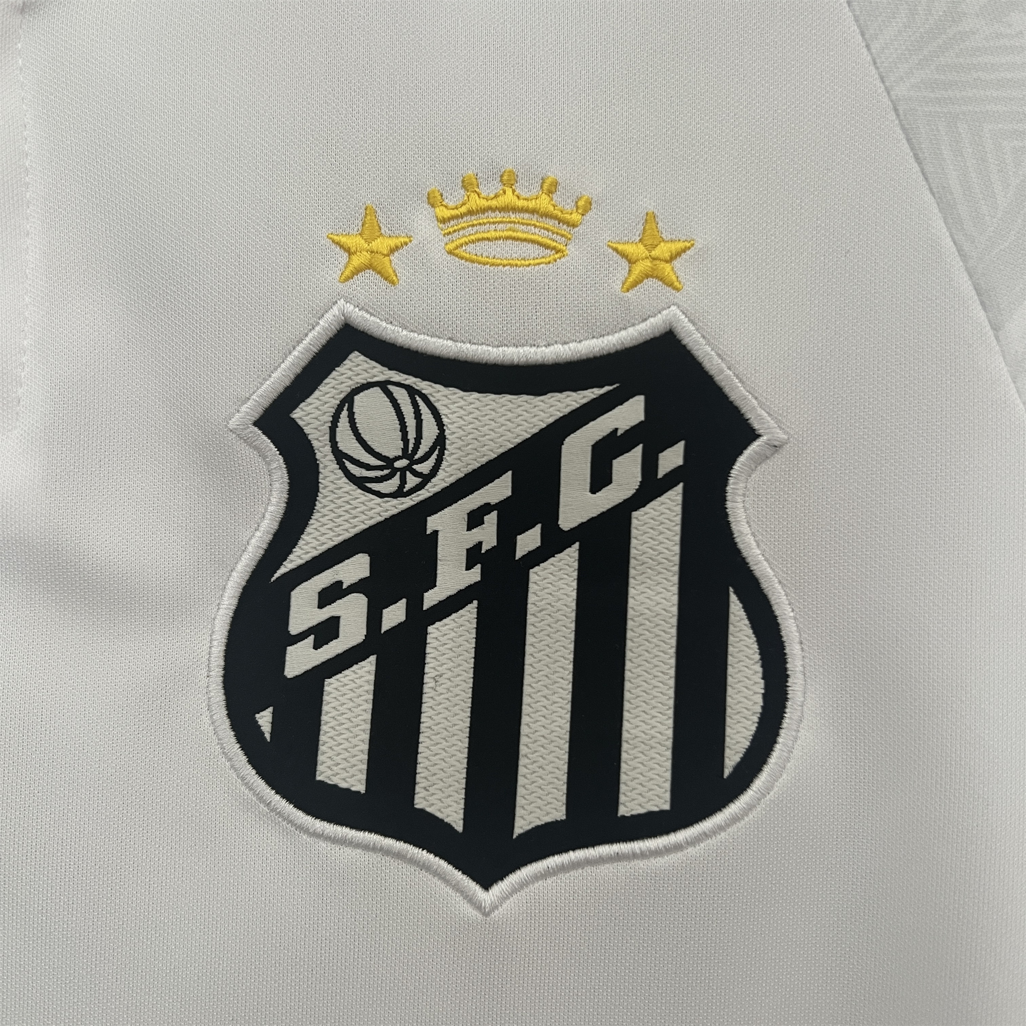 unitedfutballjersey-Santos 24-25 Home Jersey with Sponsors - Fans Version