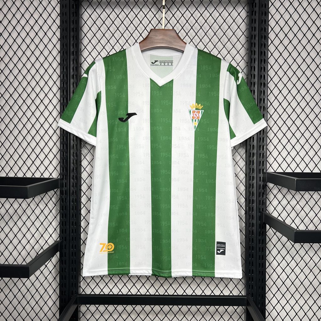 unitedfutballjersey-Cordoba CF 24-25 Home Stadium Jersey - Fans Version
