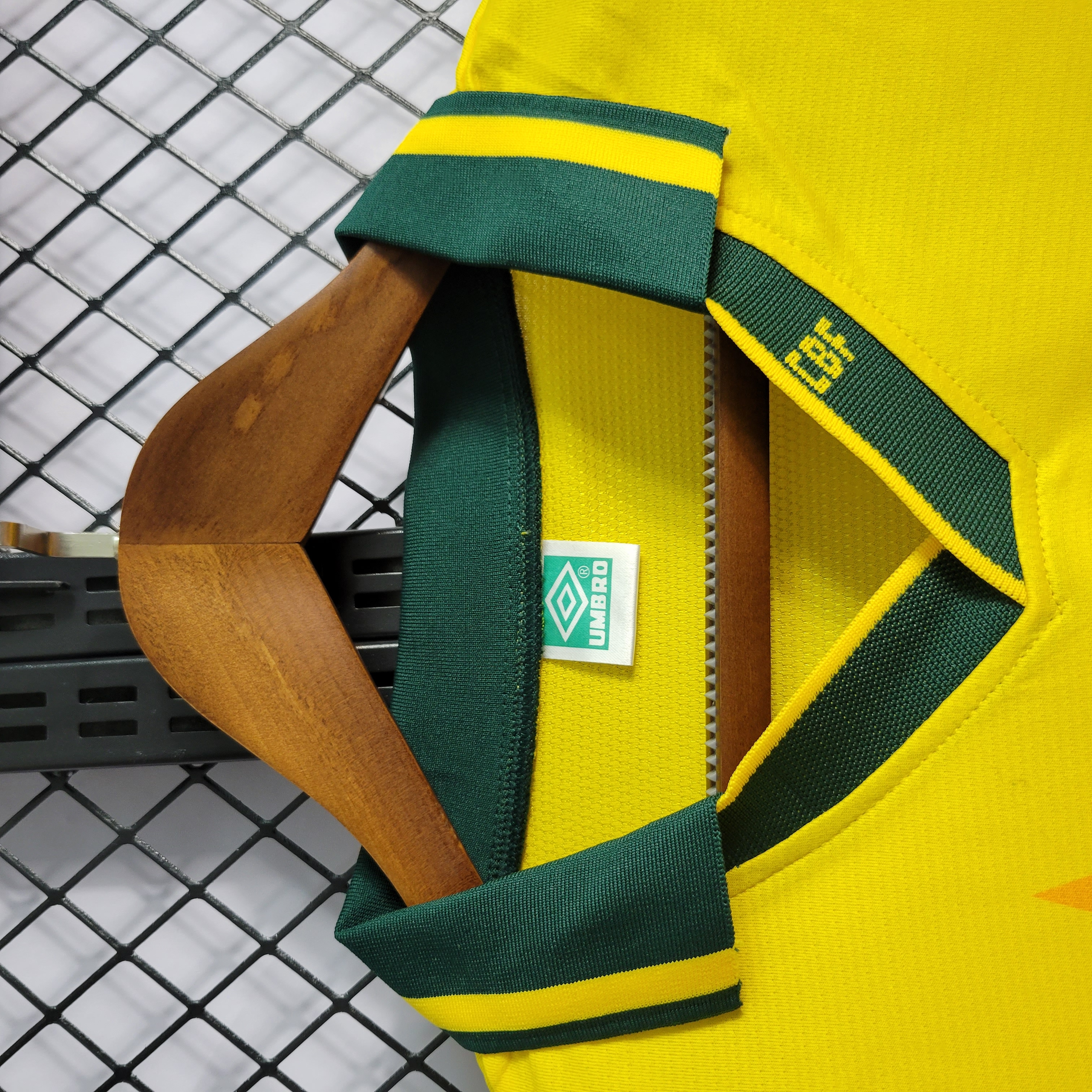 SIUjerseys-Retro Brazil 1994 Home Stadium Jersey