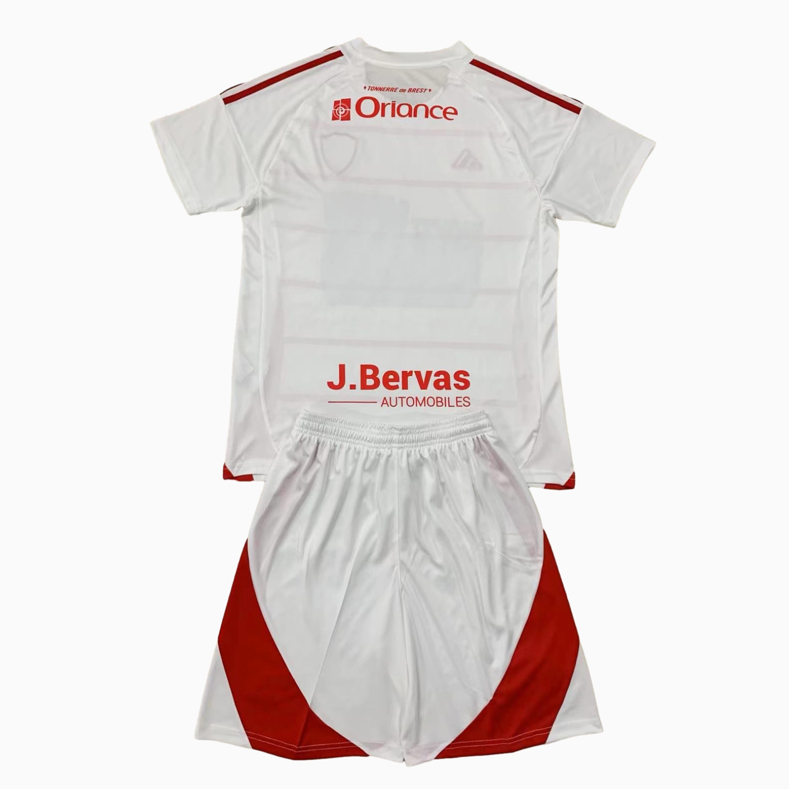 unitedfutballjersey-Stade Brestois 24-25 Away Men's Adult Jersey Set - Fans Version