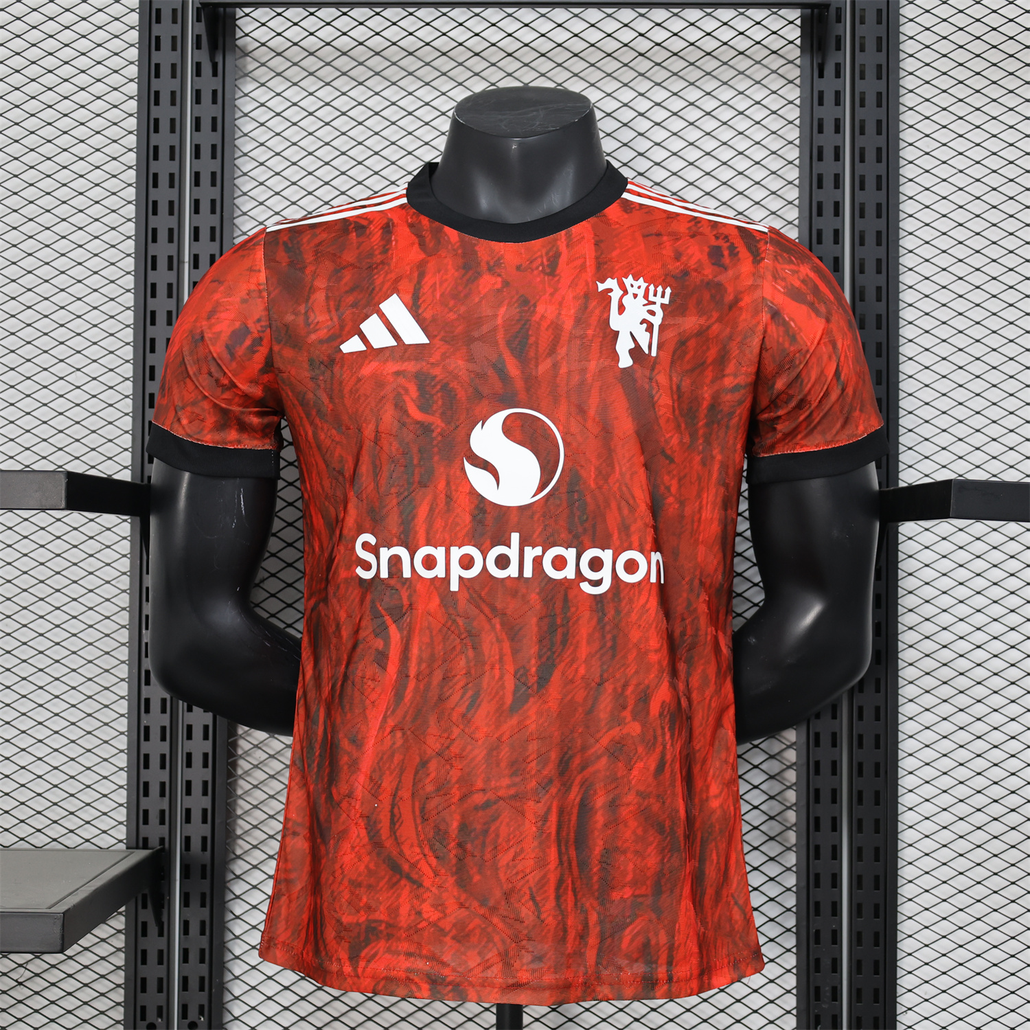 unitedfutballjersey-Manchester United 24-25 Red Fire Special Edition Jersey - Player Version