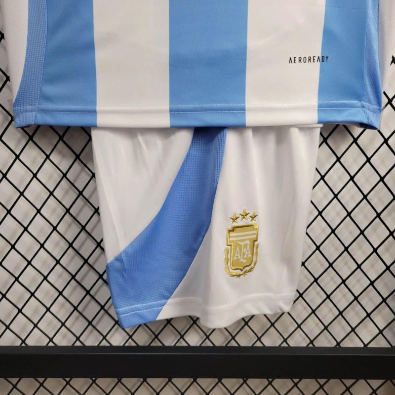 SIUjerseys-Argentina 2024 Home Stadium Kids Kit