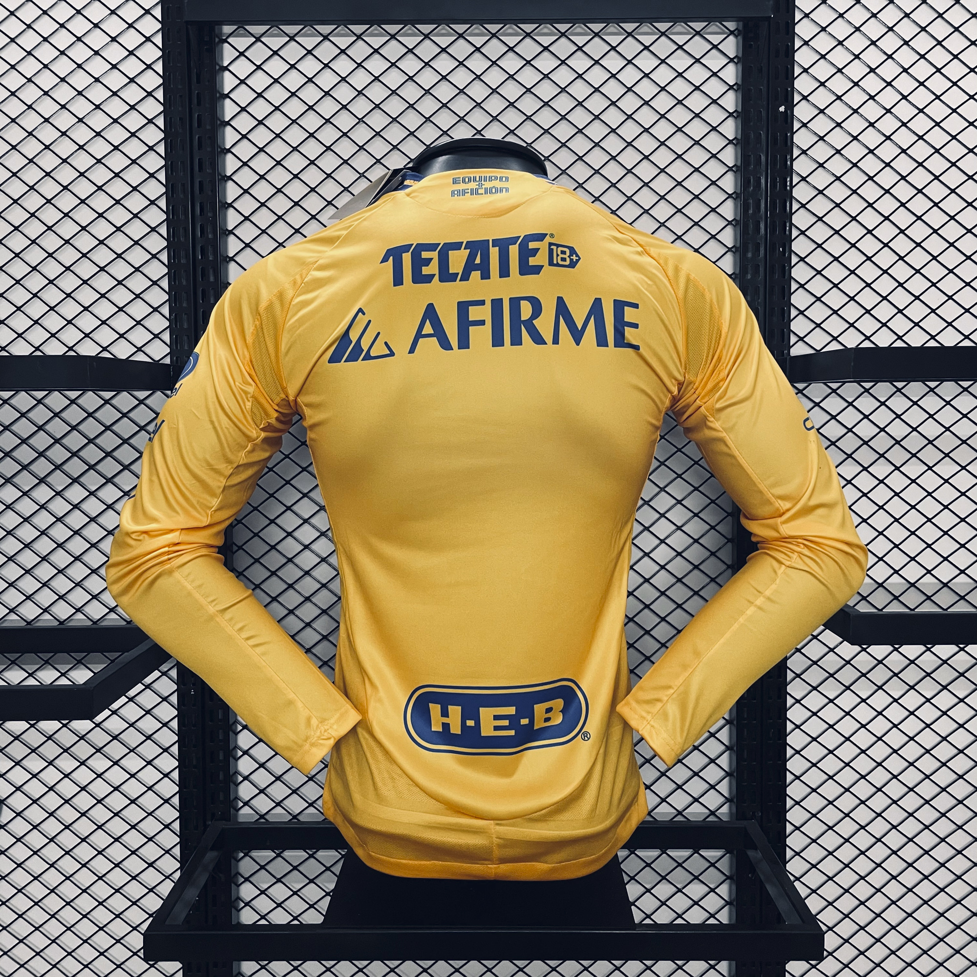 unitedfutballjersey-Tigres UANL 24-25 Home Long Sleeves Jersey - Player Version