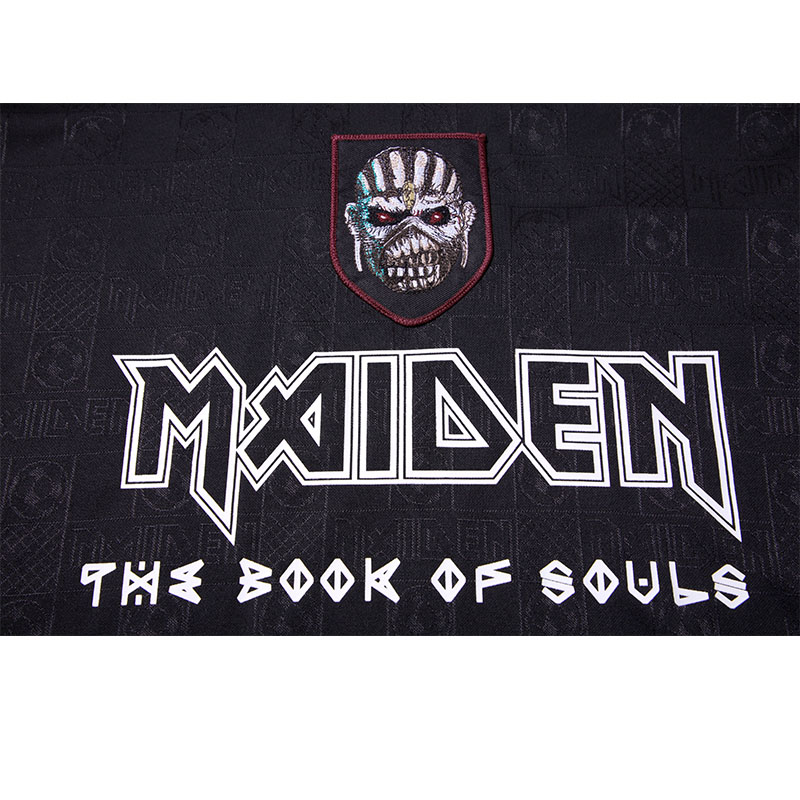 unitedfutballjersey-Retro Iron Maiden 2016 Black Jersey
