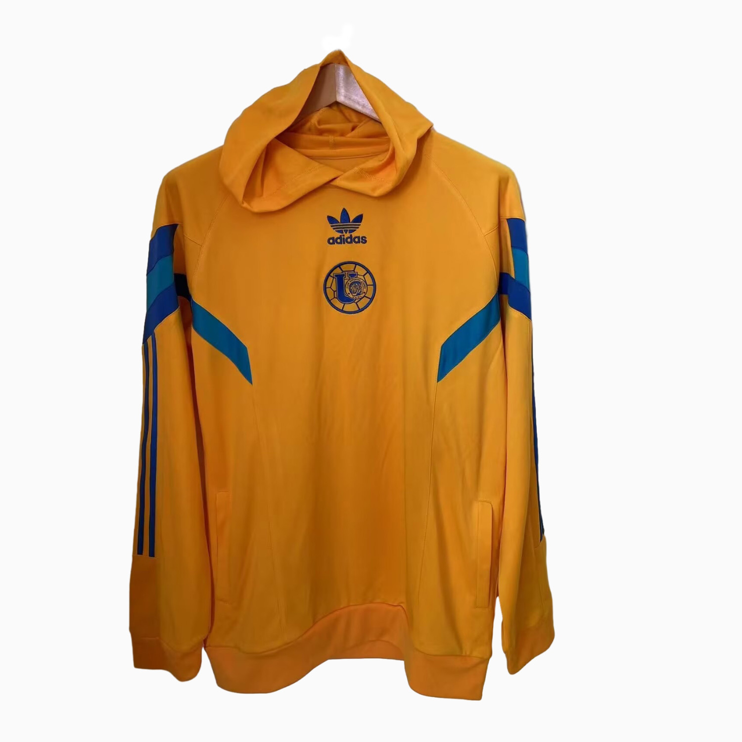 SIUjerseys-Tigres UANL 24-25 Vintage Style Hoodie - Yellow
