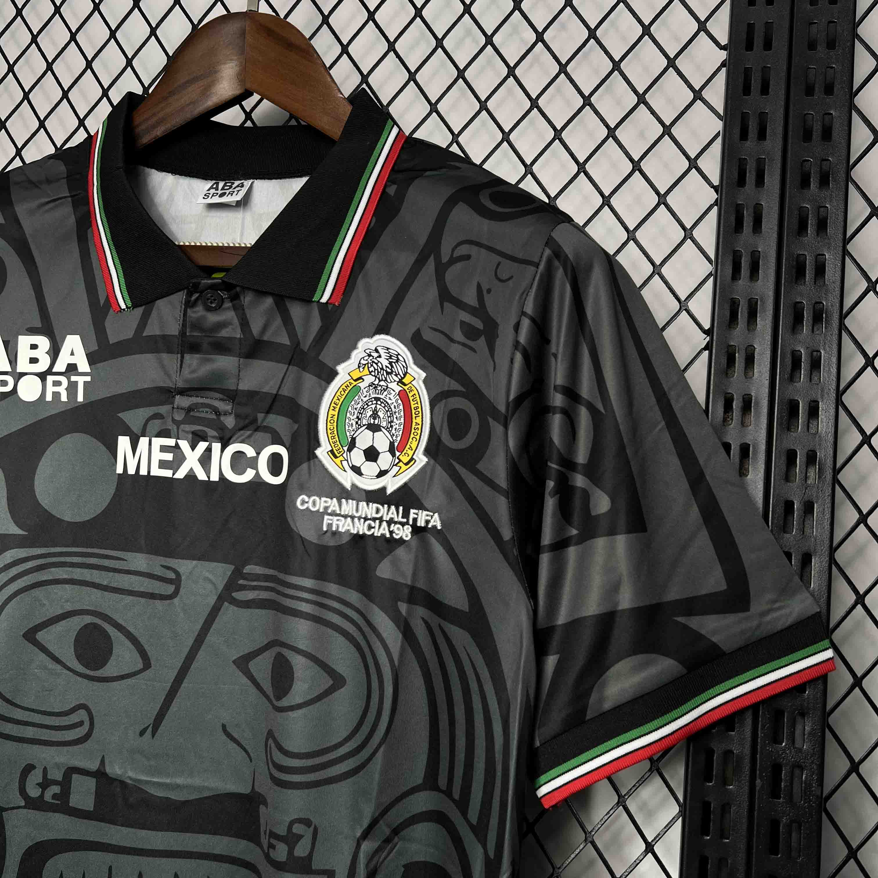 SIUjerseys-Retro Mexico 1998 Third Jersey