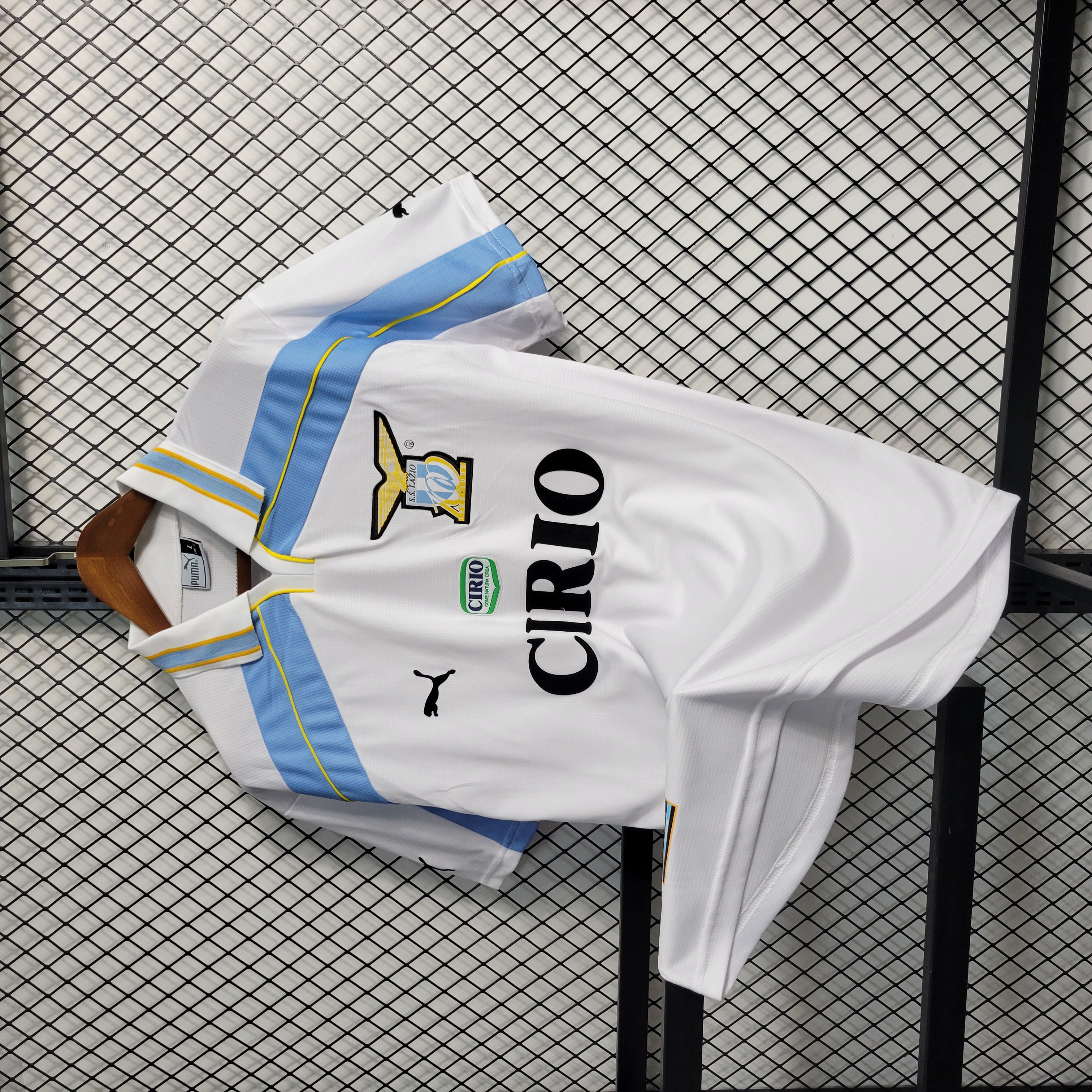 SIUjerseys-Retro Lazio 1999-00 Centenary Home Stadium Jersey