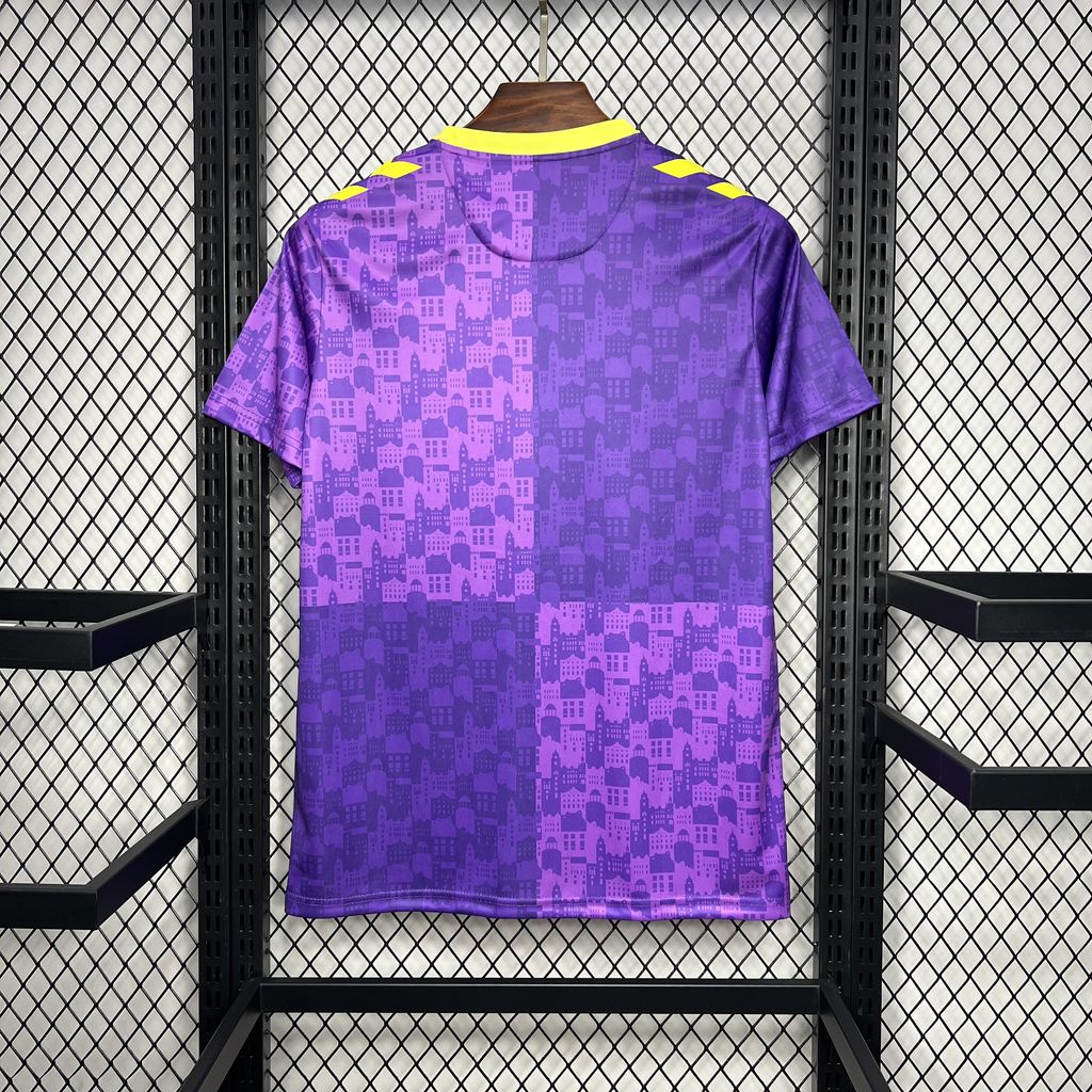 SIUjerseys-Malaga 24-25 Purple Pre-Match Jersey - Fans Version