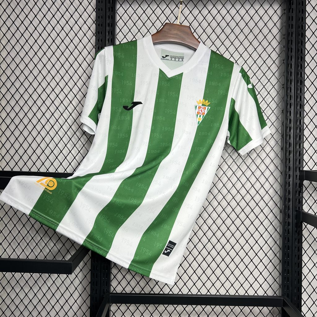 unitedfutballjersey-Cordoba CF 24-25 Home Stadium Jersey - Fans Version