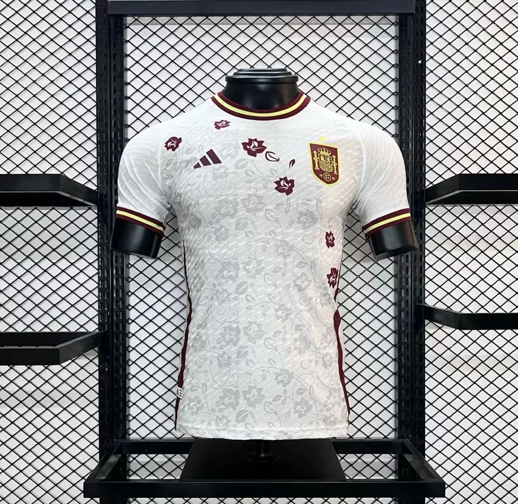 unitedfutballjersey-Spain 2024 White Special Edition Jersey - Player Version