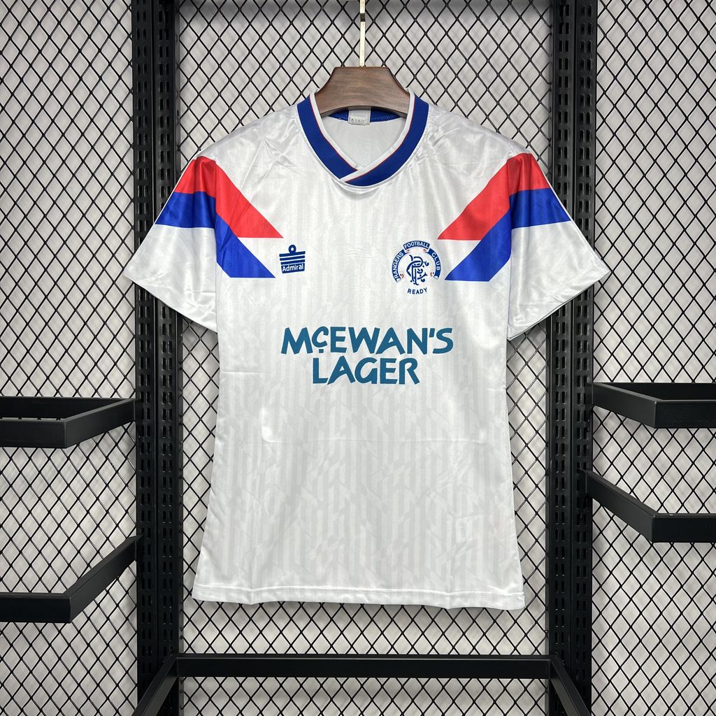 SIUjerseys-Retro Glasgow Rangers 1990-92 Away Jersey
