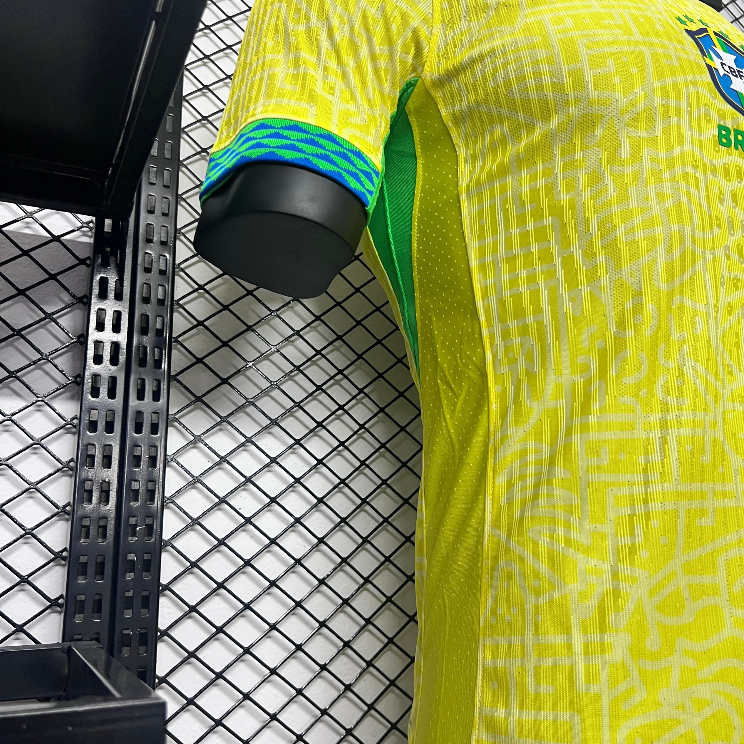 unitedfutballjersey-Brazil 2024 Home Stadium Jersey - Player Version