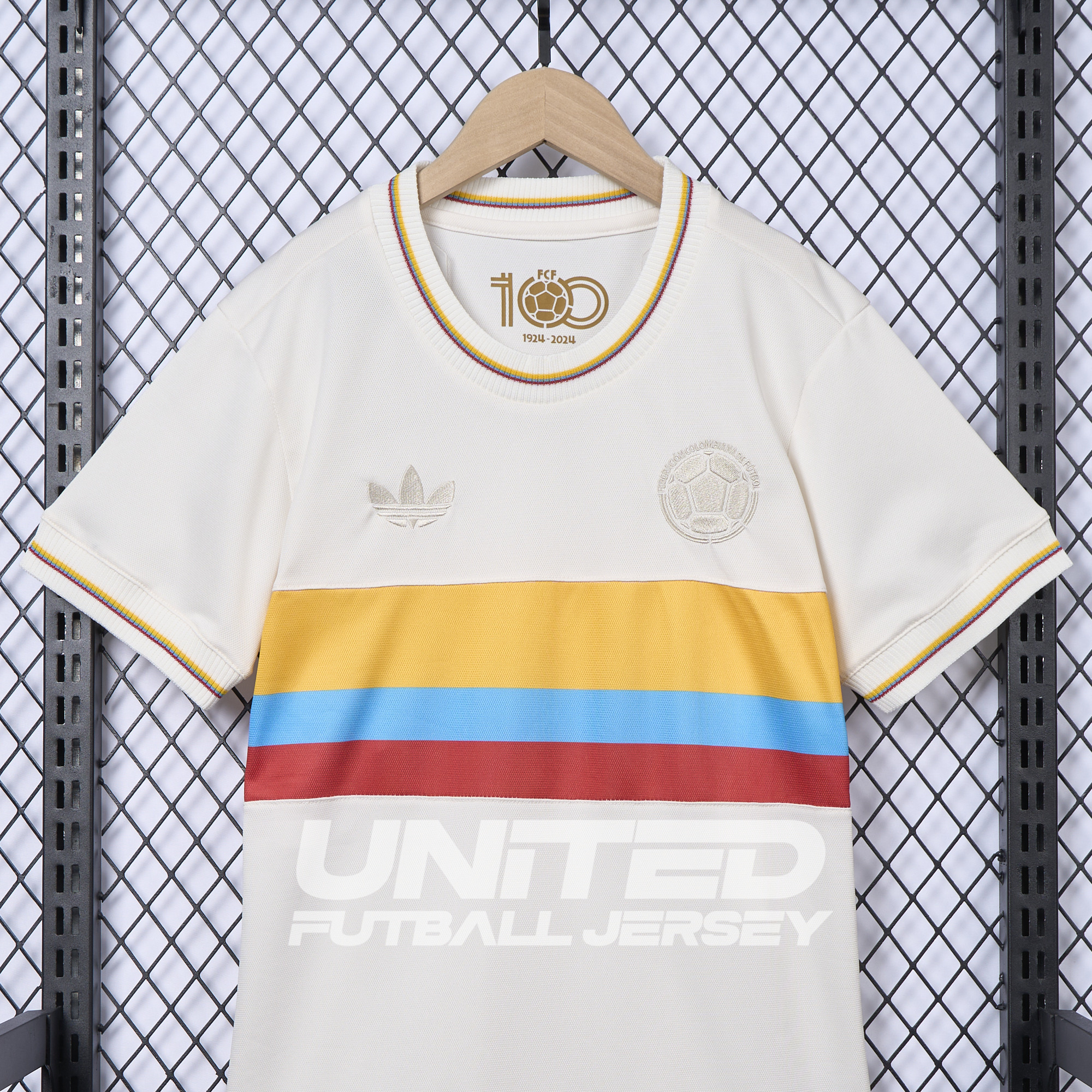 unitedfutballjersey-Women's Colombia 2024 100th Anniversary Jersey