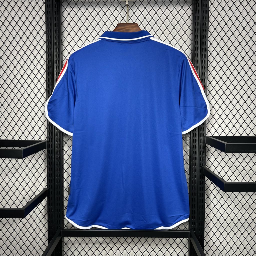 unitedfutballjersey-Retro France 2000 Home Stadium Jersey