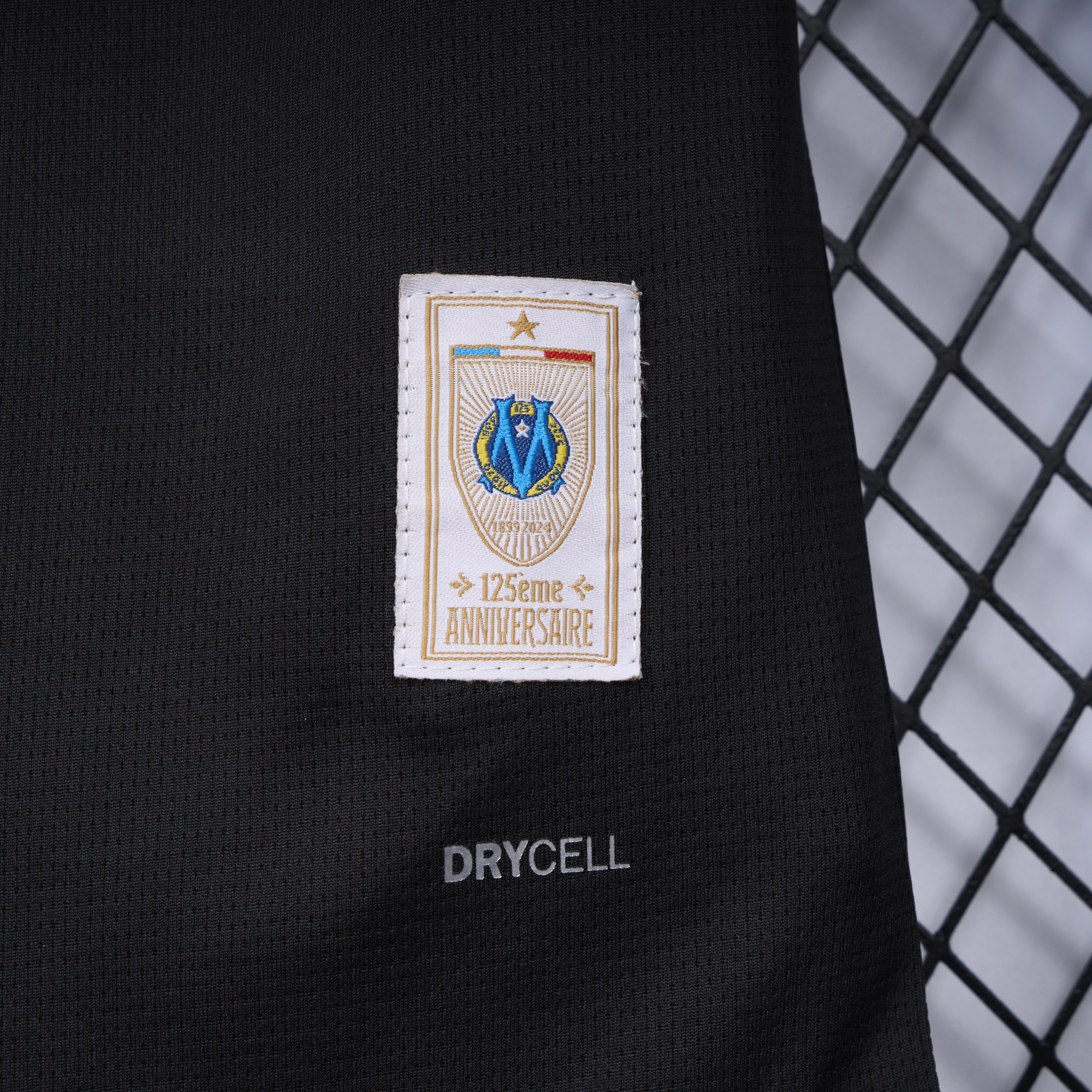 SIUjerseys-Marseille 24-25 125th Anniversary Black Jersey - Fans Version