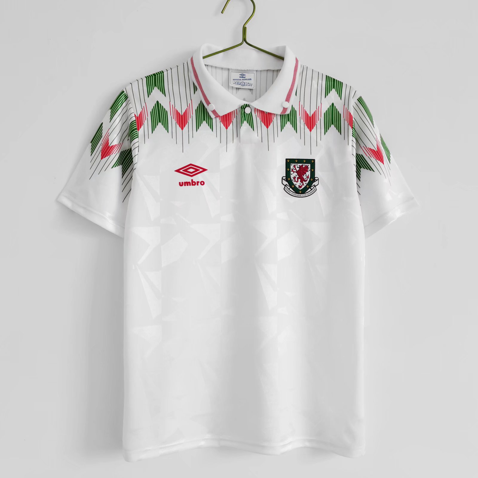 SIUjerseys-Retro Wales 1990-92 Away Stadium Jersey
