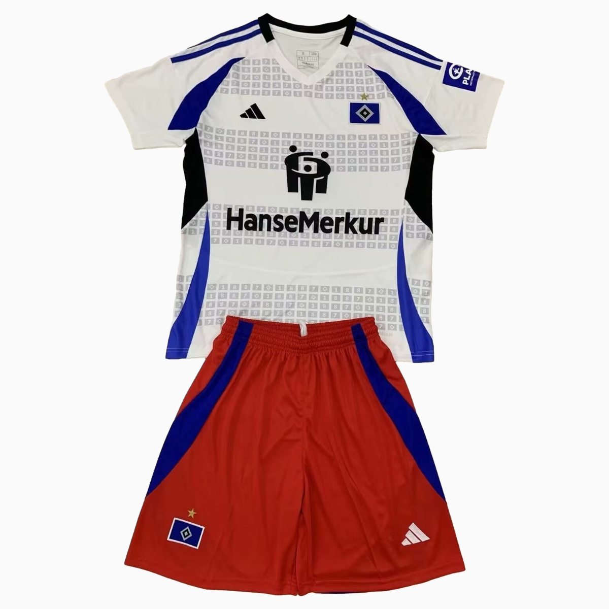 ManixJersey.com | Hamburger SV 24-25 Home Kids Kit -Customize Name, Number and Patch | Worldwide Shipping