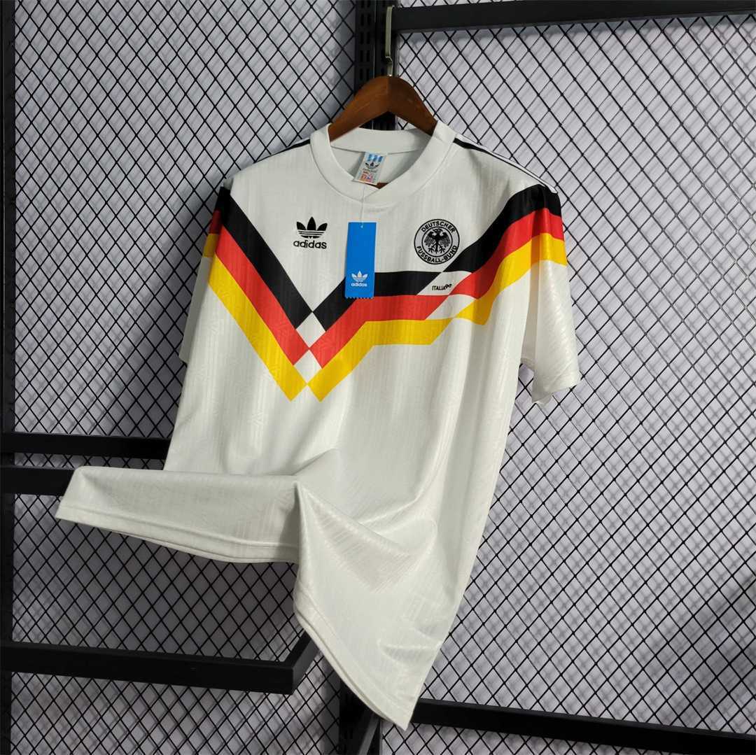 SIUjerseys-Retro Germany 1990 Home Stadium Jersey