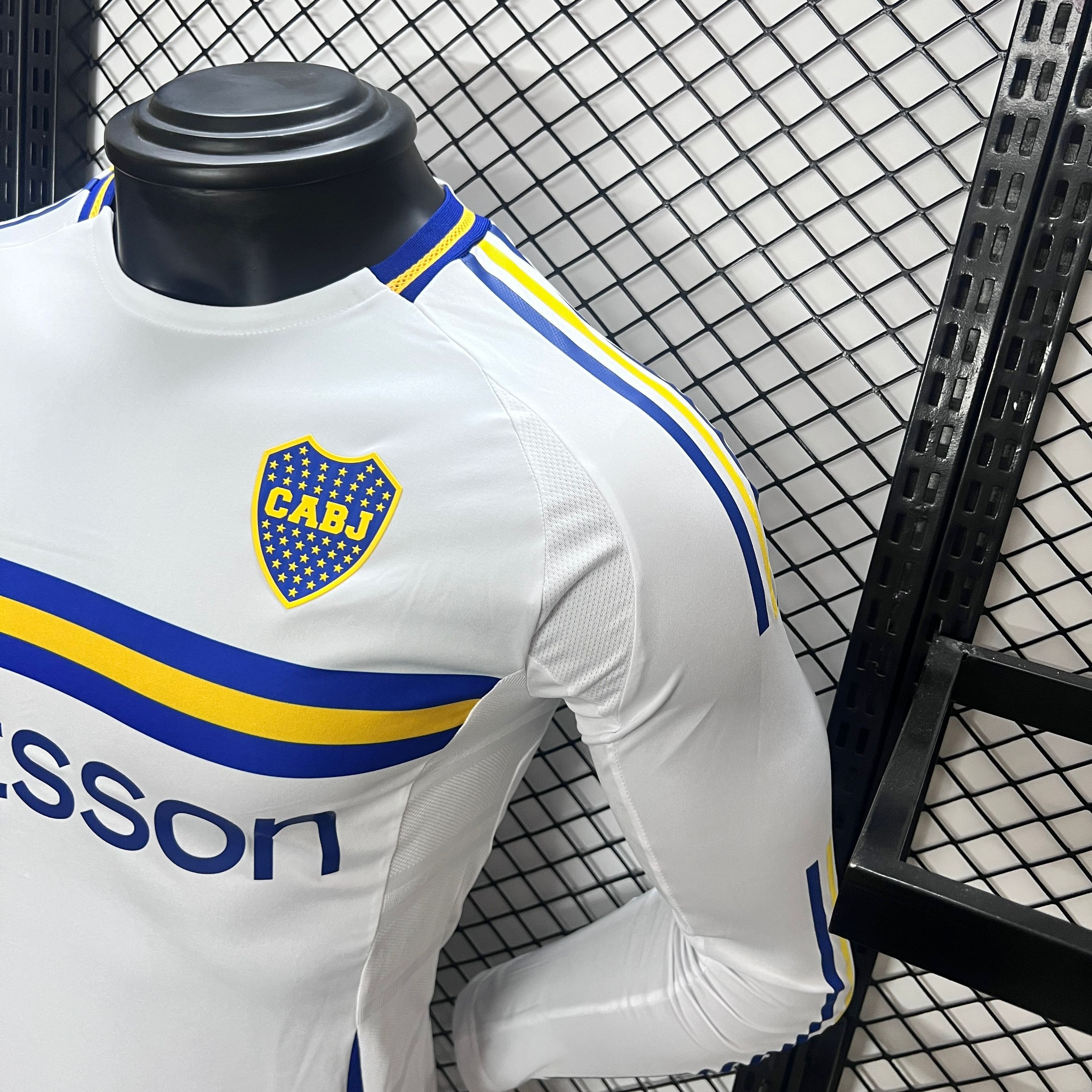 SIUjerseys-Boca Juniors 24-25 Away Long Sleeve Jersey - Player Version