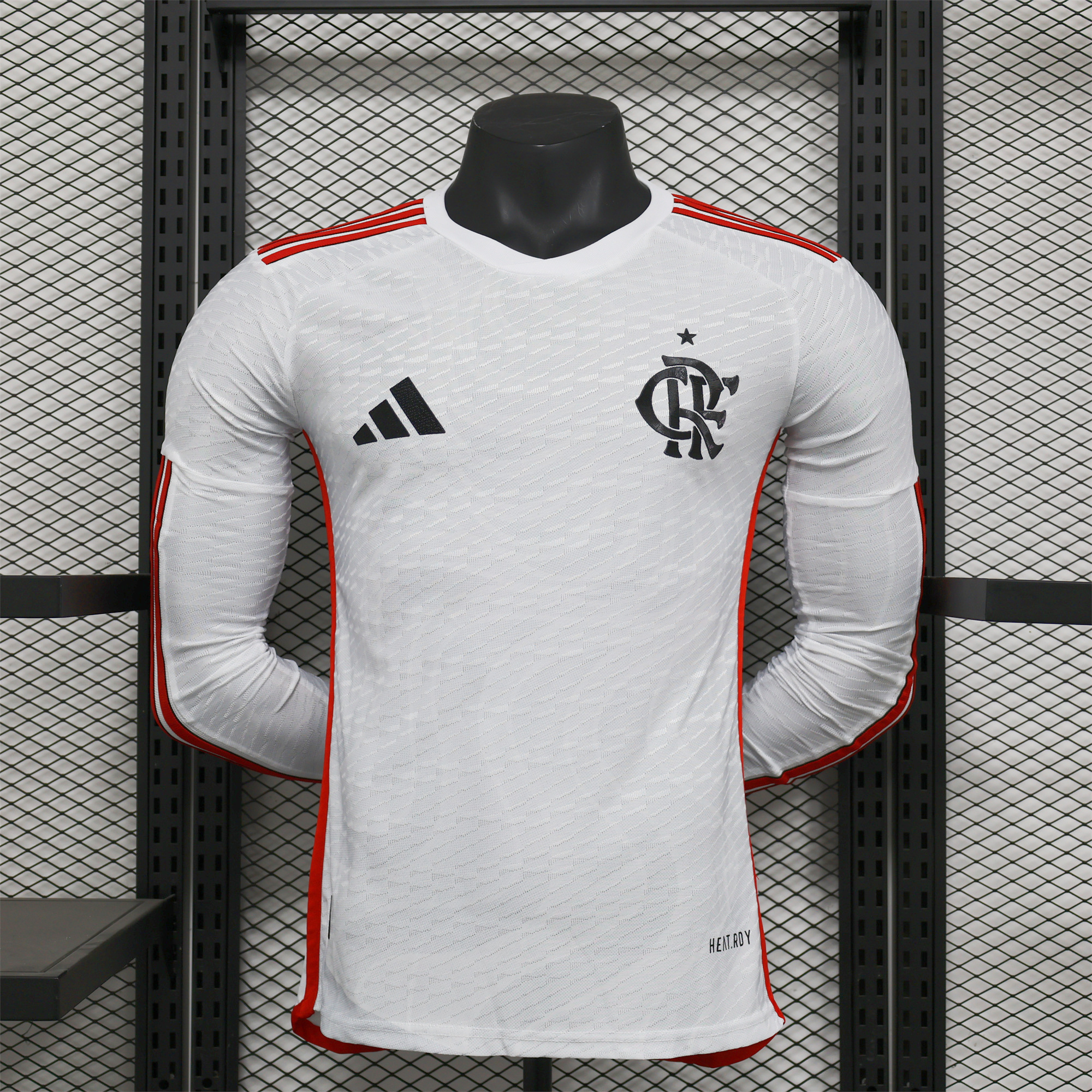 JerseysGala.com | Flamengo 2024 Away Long Sleeve Jersey - Player Version -Customize Name, Number and Patch | Worldwide Shipping