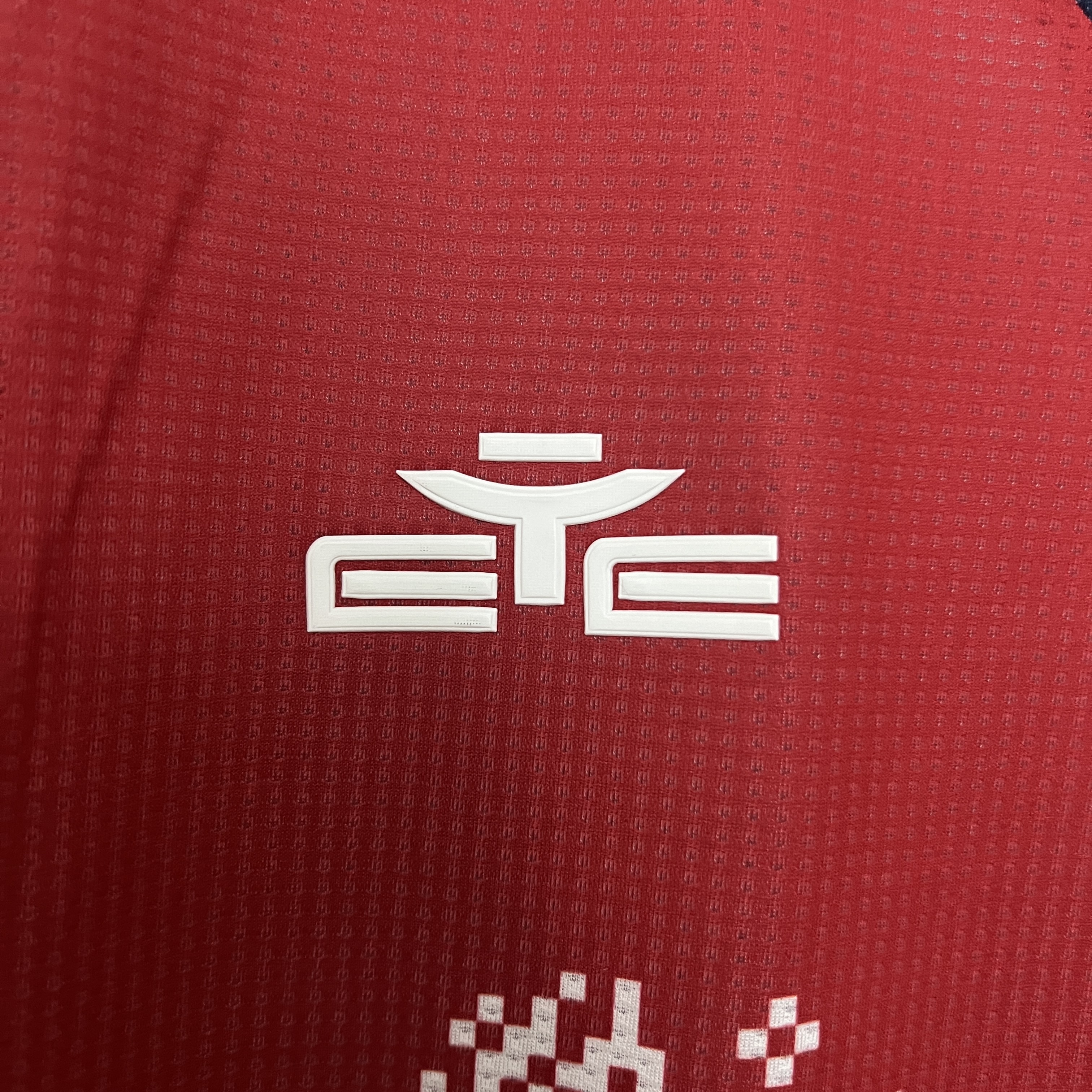 unitedfutballjersey-Cagliari Calcio 24-25 Home Jersey - Fans Version