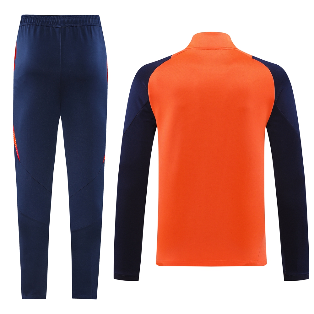SIUjerseys-Manchester United 24-25 Jacket Training Tracksuit - Orange
