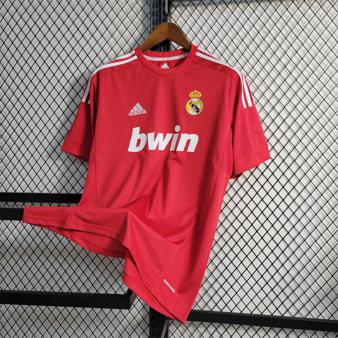 SIUjerseys-Retro Real Madrid 11-12 Third Red Jersey
