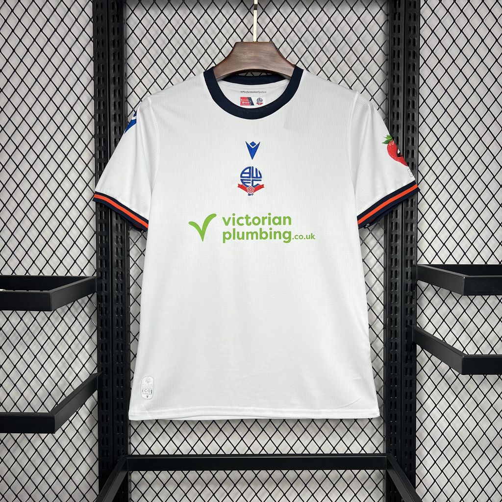 unitedfutballjersey-Bolton Wanderers 24-25 Home Stadium Jersey - Fans Version