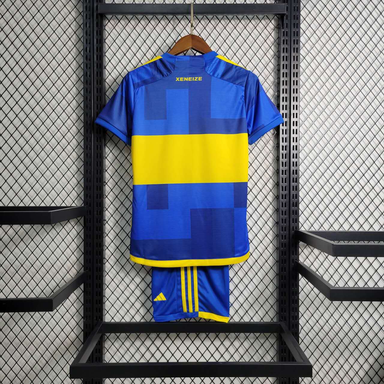 SIUjerseys-Boca Juniors 23-24 Home Stadium Kids Kit