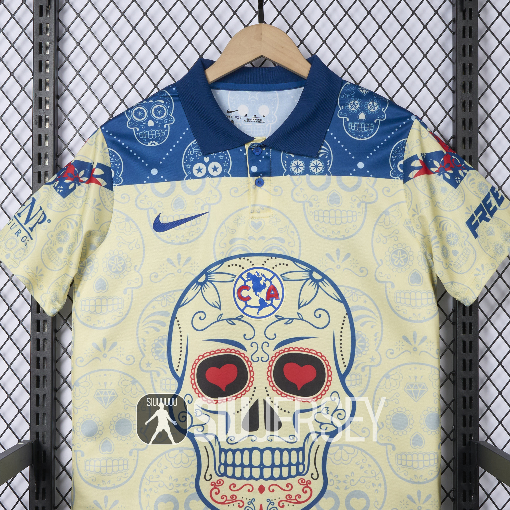 SIUjerseys-Club América 24-25 Day of the Dead Special Edition Jersey - Fans Version