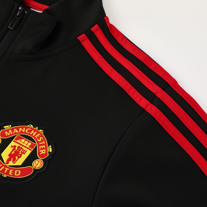 SIUjerseys-Manchester United 24-25 Jacket Training Tracksuit - Black