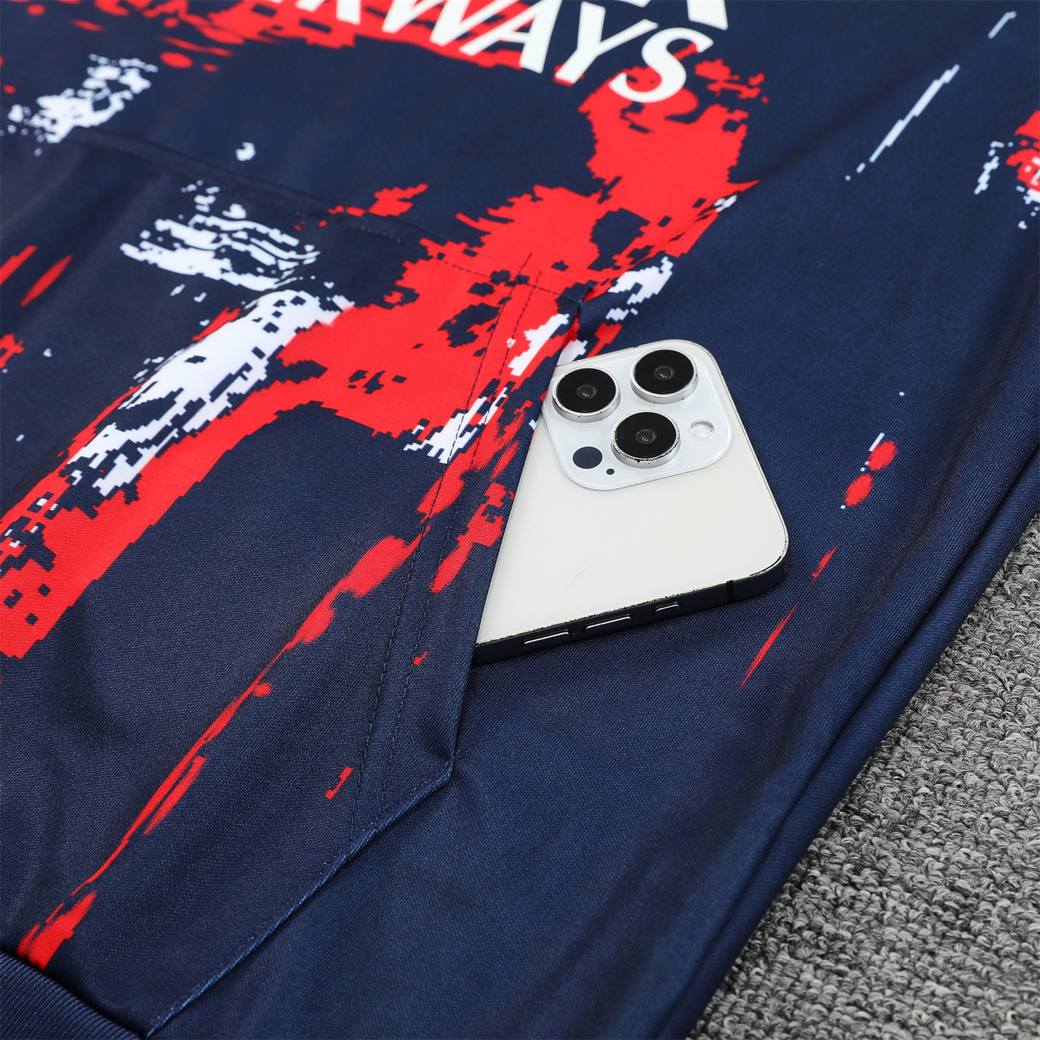 SIUjerseys-Paris Saint-Germain PSG 24-25 Training Hoodie Set - Royal Blue Hoodie and Pants