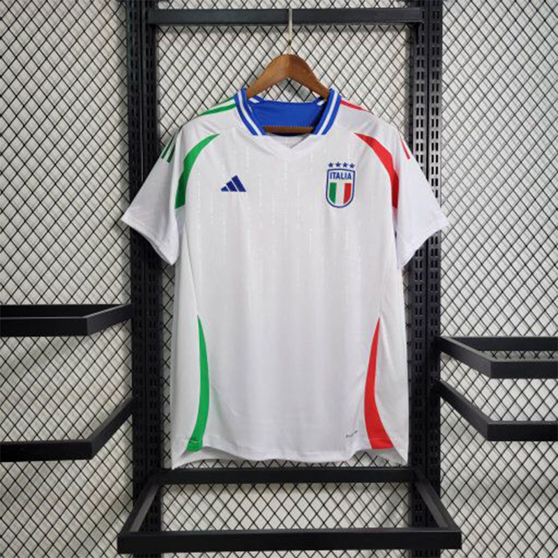 JerseysGala.com | Italy 2024 Away Stadium Jersey - Fans Version -Customize Name, Number and Patch | Worldwide Shipping