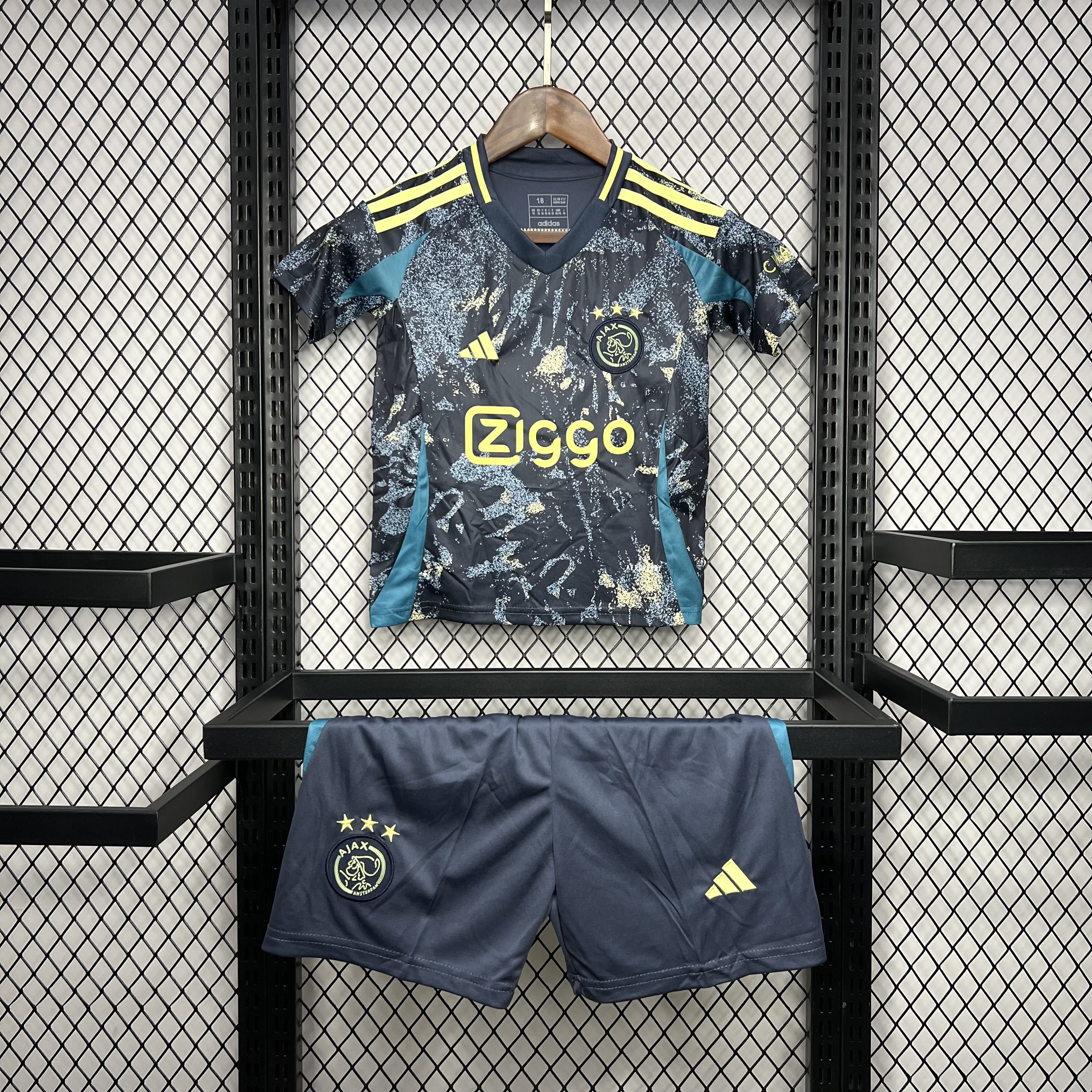 ManixJersey.com | Ajax 24-25 Away Kids Kit -Customize Name, Number and Patch | Worldwide Shipping